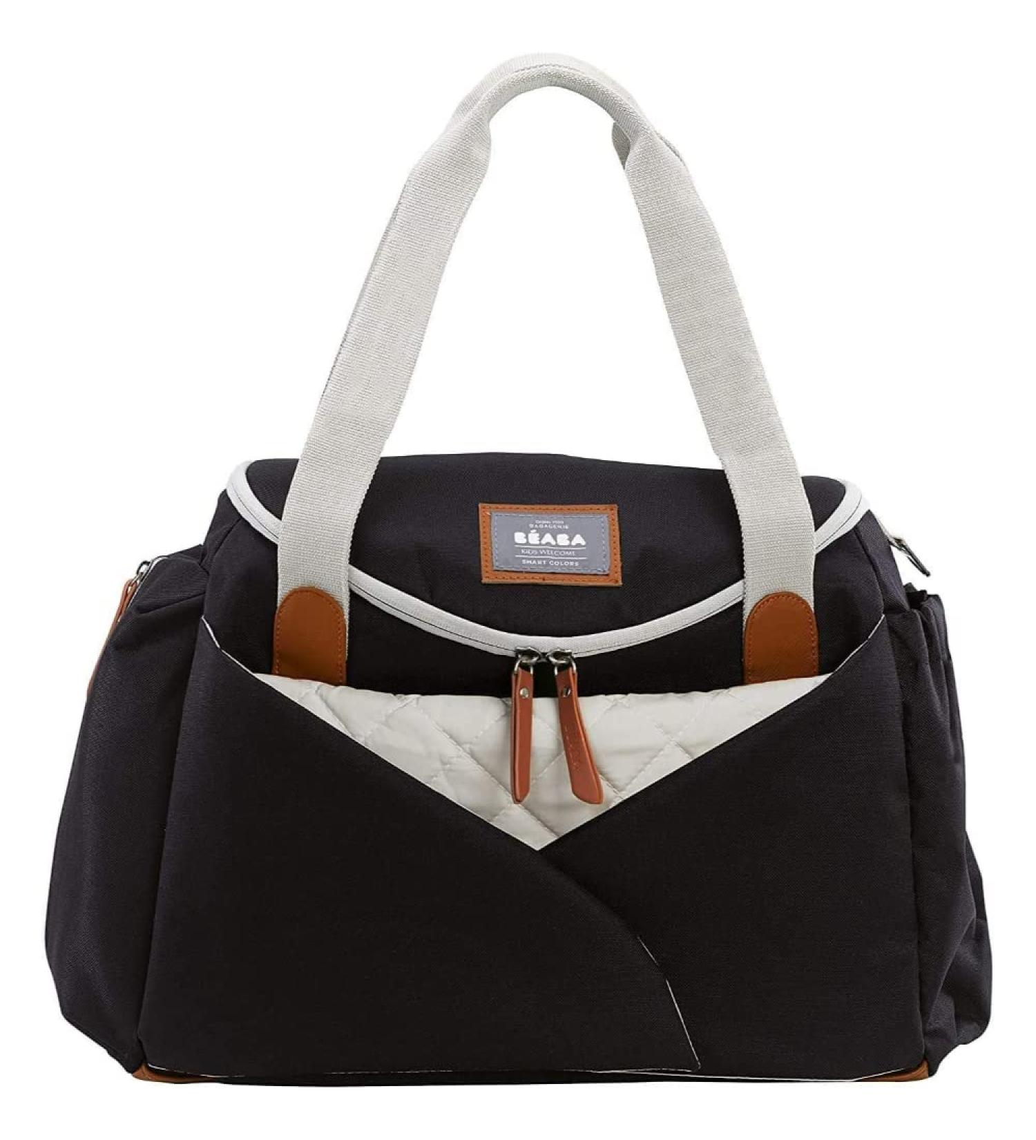 B aba Sydney II Diaper Bag - Large Capacity Modulable Design Insulated Compartment Stroller Fastening - Black - Buy Online on GoSupps.com