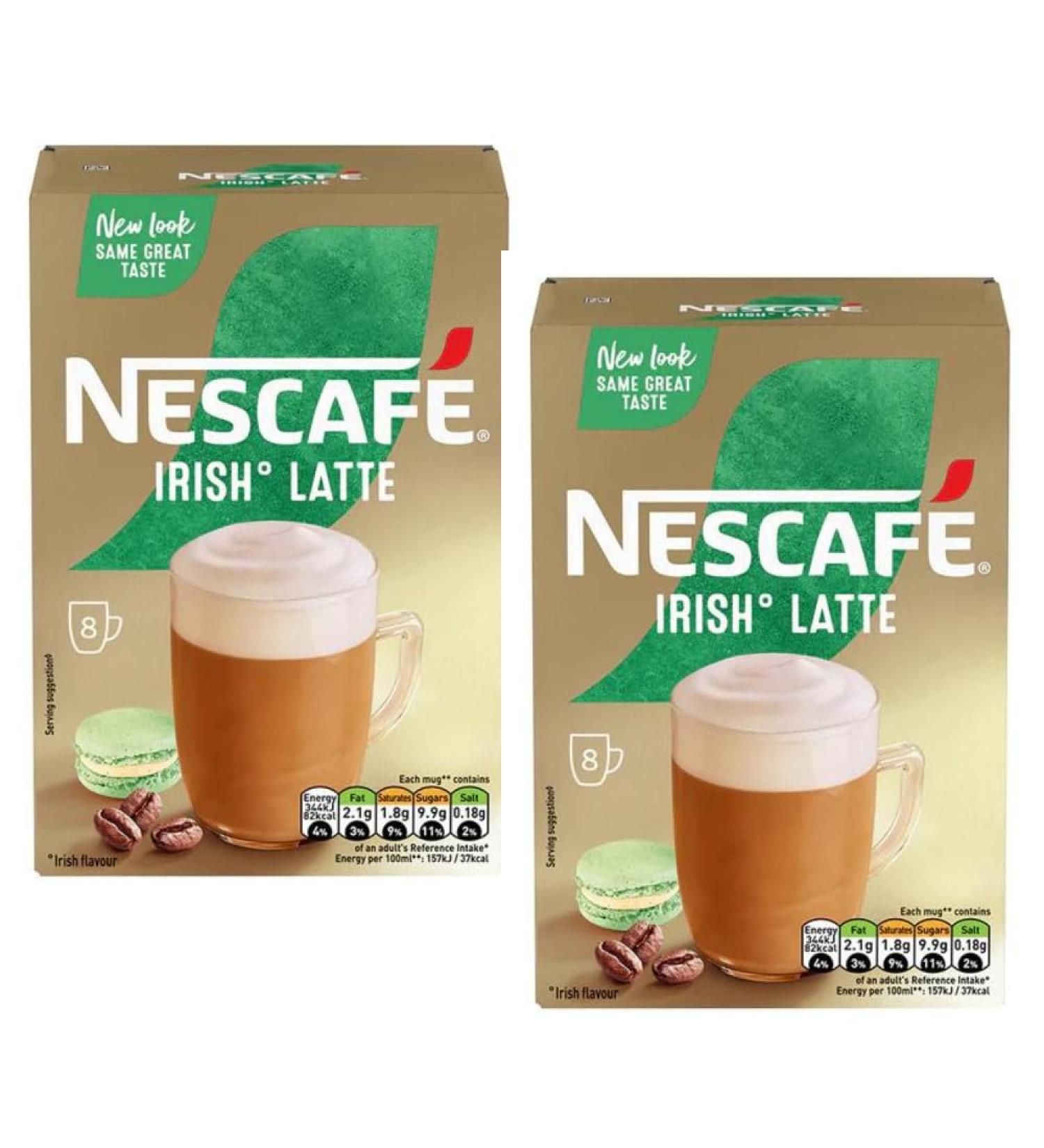 Nescafe Gold Coffee Instant coffee Sachets 8mug | FabFinds Mug (Irish Cream 2 Pack) - Buy Online on GoSupps.com