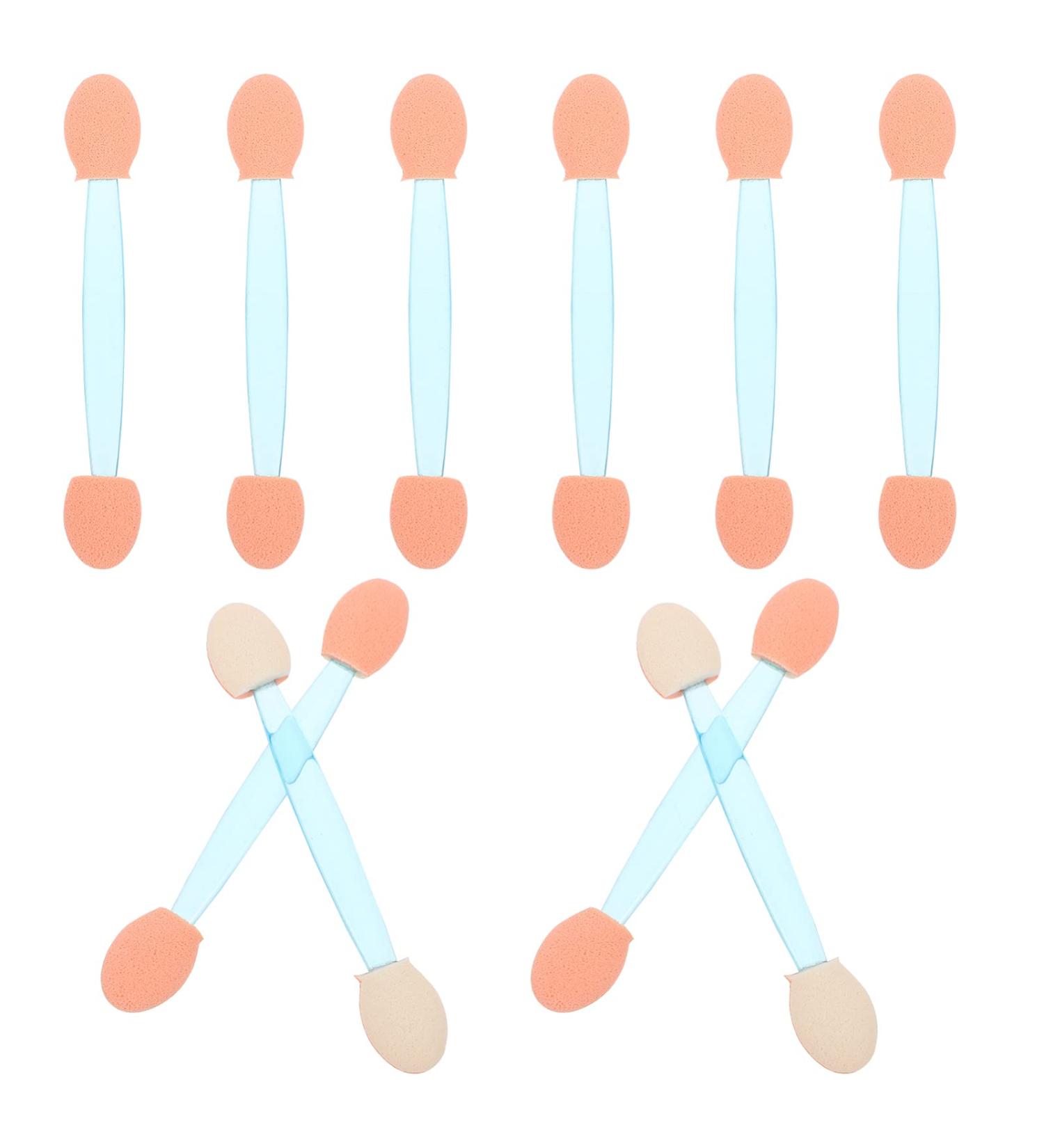 MUSISALY 100pcs Double Ended Eyeshadow Brush Makeup Brush Eyeshadow Stick Latex Sponge Tipped Oval Makeup Tool Cosmetic Tool Dual-side Eye Makeup Applicator Sponge Brush 6.5x1.3cm Blue - Buy Online on GoSupps.com