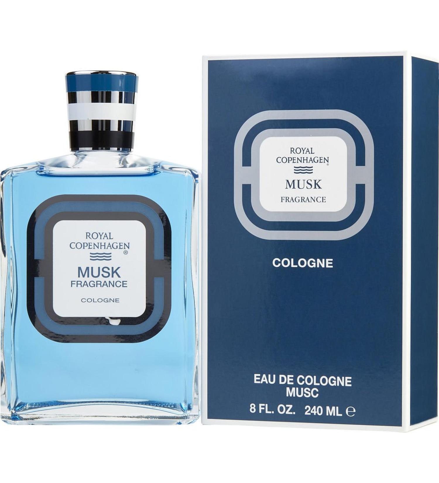 Royal Copenhagen Musk Cologne for Men 8 oz (Pack of 2)