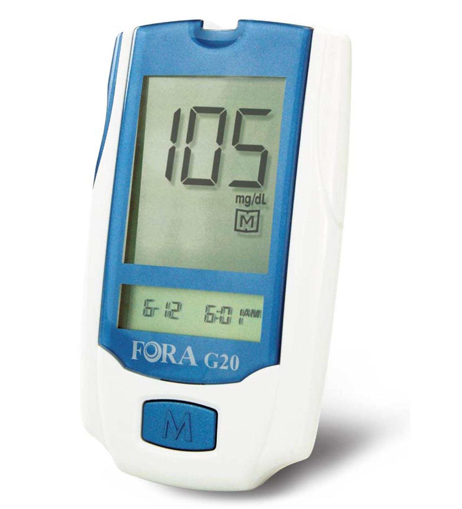 FORA G20 Blood Glucose Meter | Diabetes & Health Monitoring - Buy Online on GoSupps.com