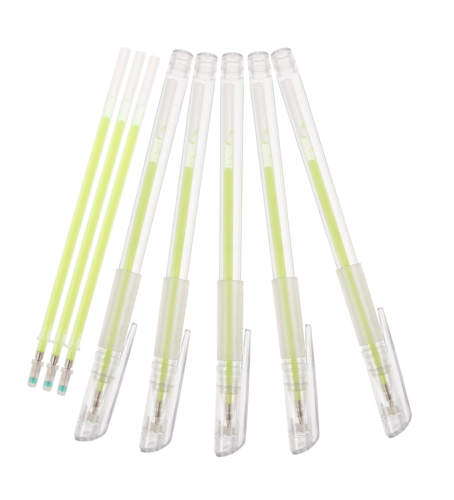 WOONEKY 5pcs Beauty Spot Marker Eyebrow Pen White Brow Mapping Pen Eyebrow Wax Pen Ink Marking Tool Plastic - Buy Online on GoSupps.com