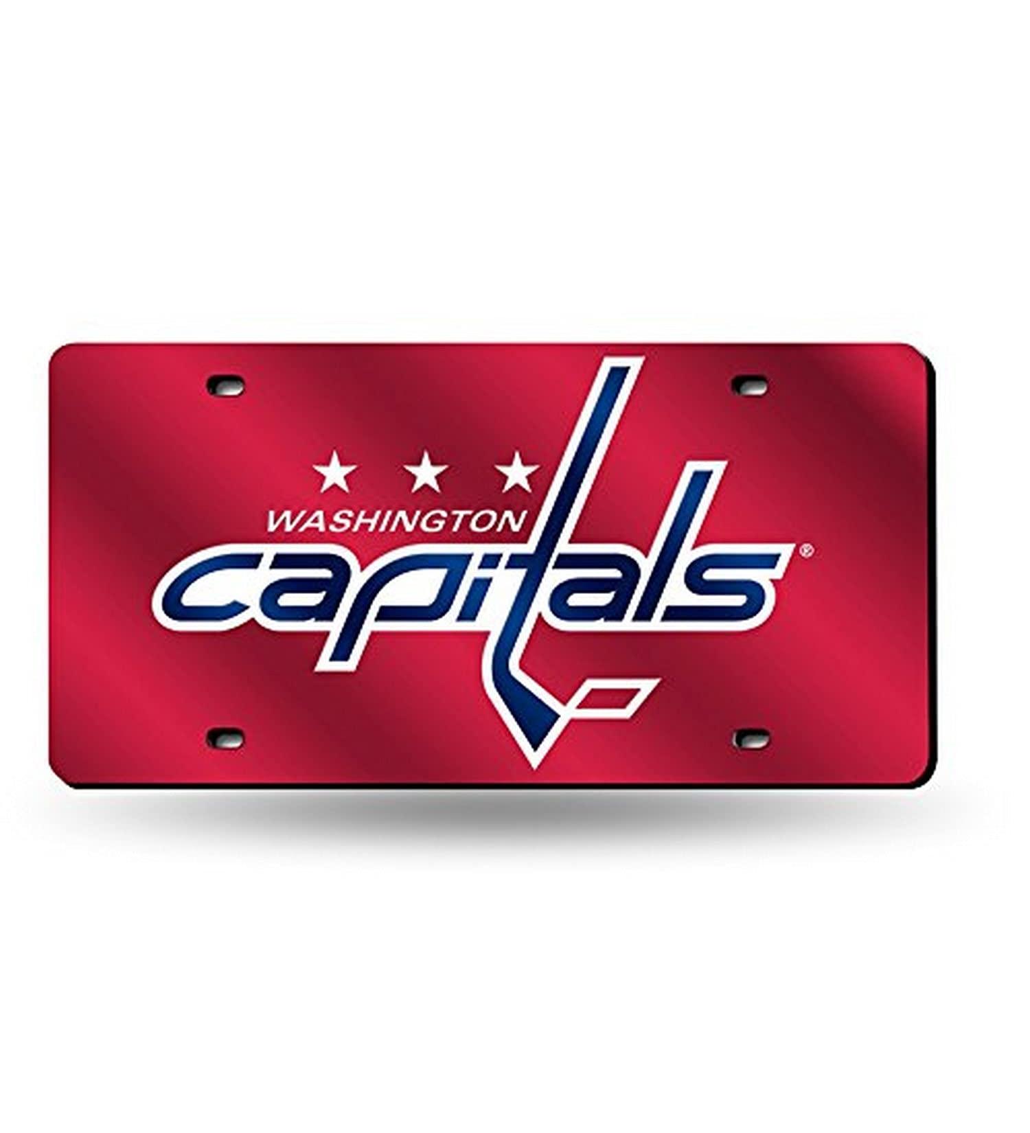 Rico Industries NHL Anaheim Ducks Laser Inlaid Metal License Plate Tag - Washington Capitals Red - Buy Online on GoSupps.com