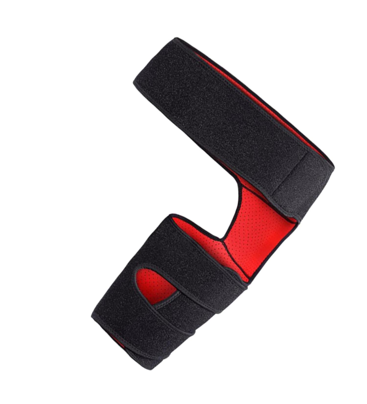 FRCOLOR Waist Fixed Leggings & Lumbar Support Brace Breathable Thigh Protection for Men & Women Red Body Sculpting Thigh Belt - Buy Online on GoSupps.com