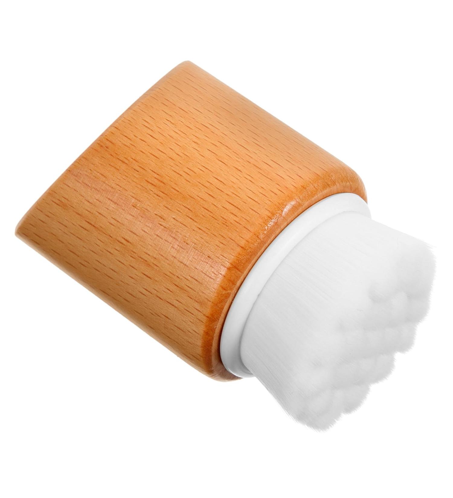 SKISUNO Beech Wood Facial Cleansing Brush Face Cleansing Brush Skincare Brush Cleansing Brush for Face Exfoliating Face Brush Face Exfoliator Brush Face Scrubber Facial Cleaning Brush - Buy Online on GoSupps.com