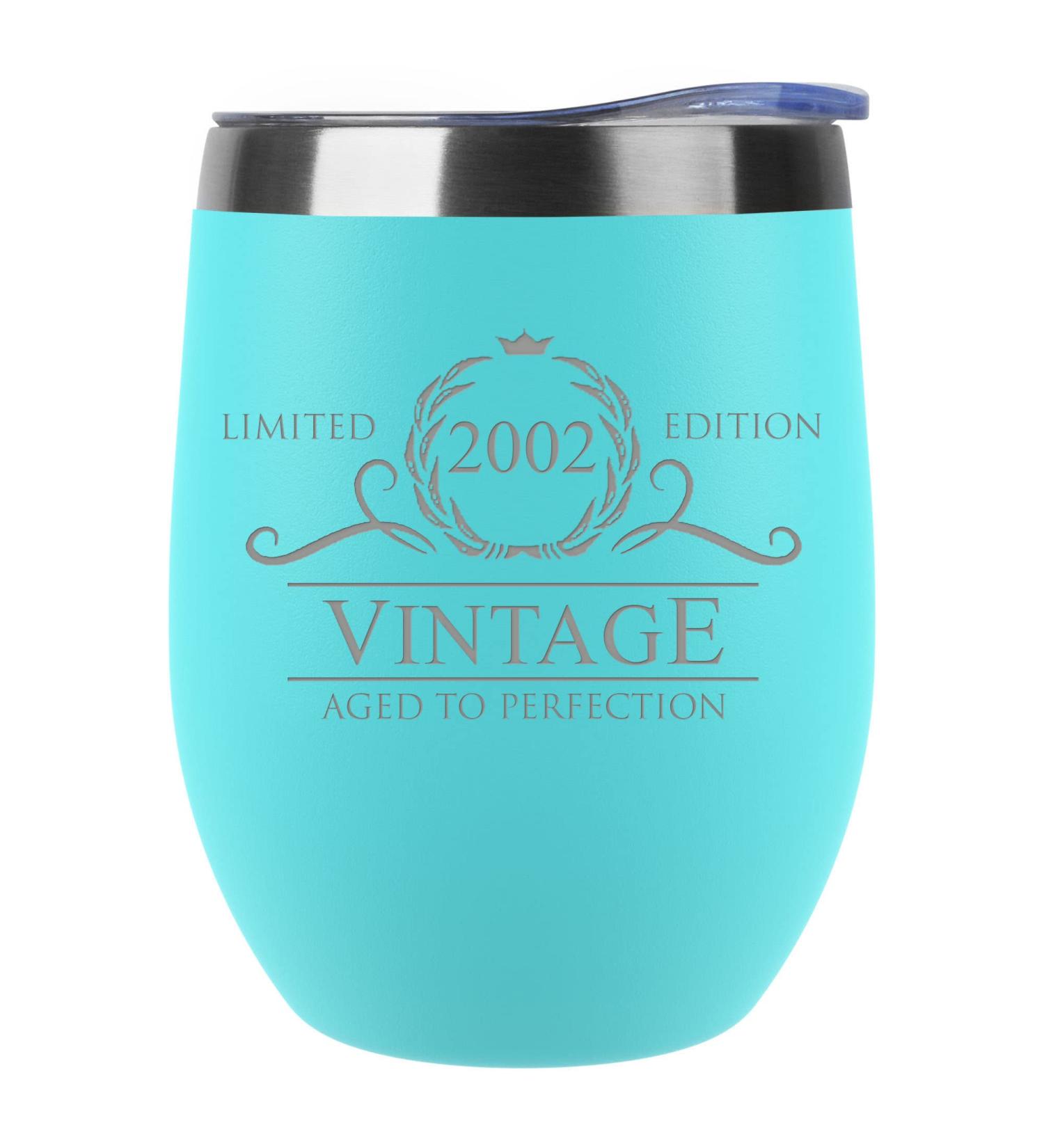 21st Birthday Mint Stemless Wine Tumbler - Happy 21st Birthday Decorations for Women Men - Ideal Gifts for Her Him - 21st Birthday Cup - Buy Online on GoSupps.com