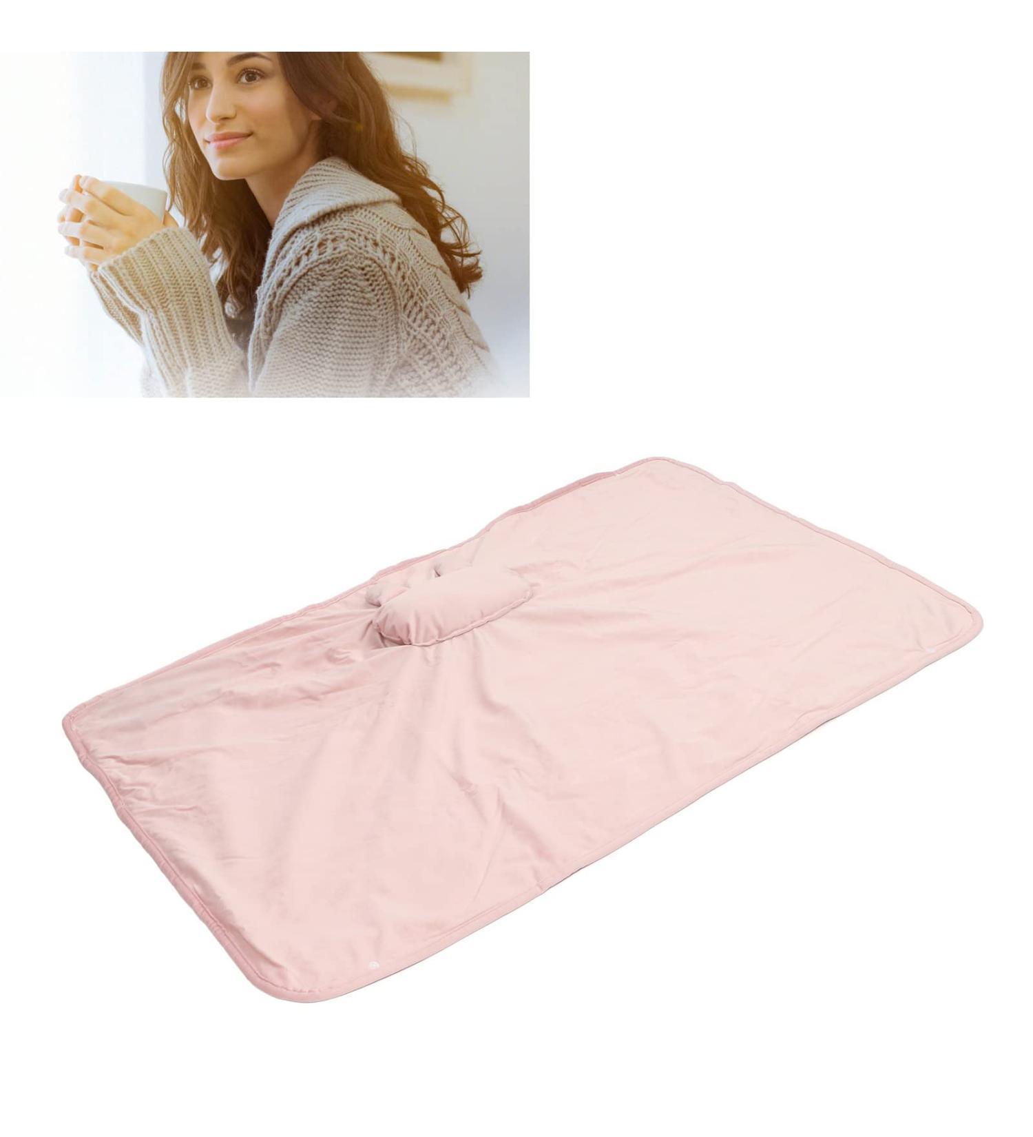 Riuulity Electric Heating Pillows - Soft & Washable Heating Blankets for Neck & Shoulder | Hot & Cold Therapy | Cozy Pink Scarf - Buy Online on GoSupps.com