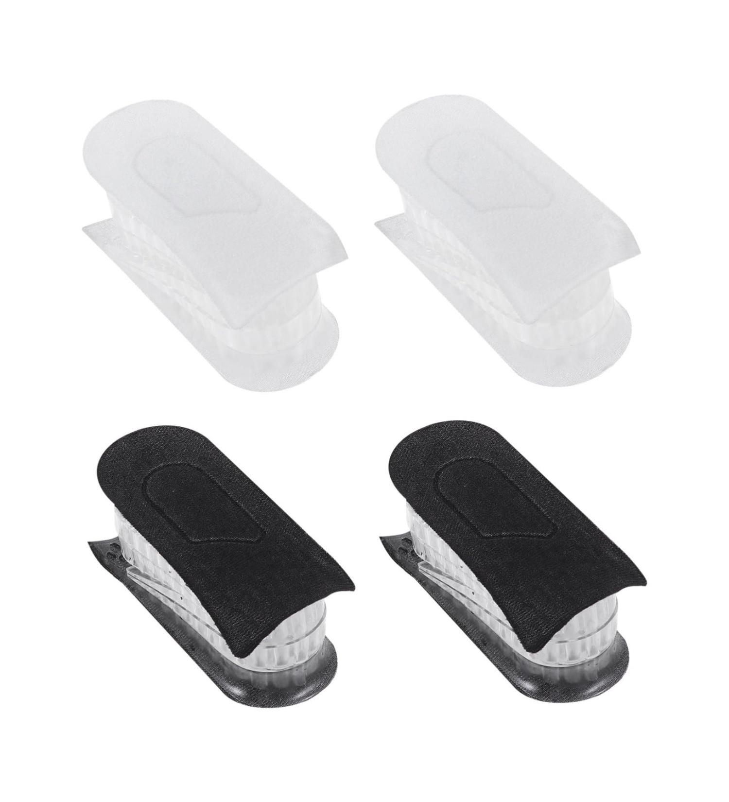 FRCOLOR Height Increasing Insoles - 2 Pairs for Women & Men | Heel Cups for Elevation & Comfort | Thermal Flannel Support Pads | 12x6cm - Buy Online on GoSupps.com