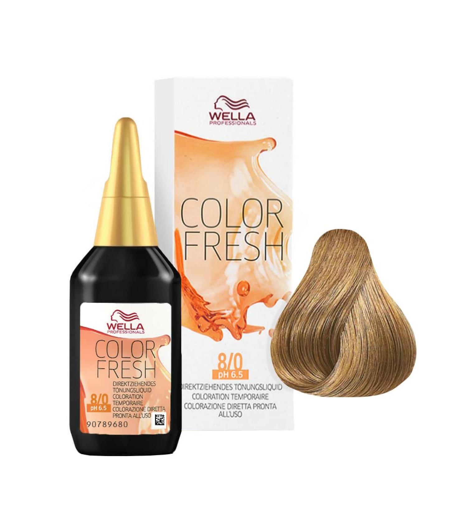 Wella Color Fresh 8/0 Light Blonde 75ml 8/0 light blonde