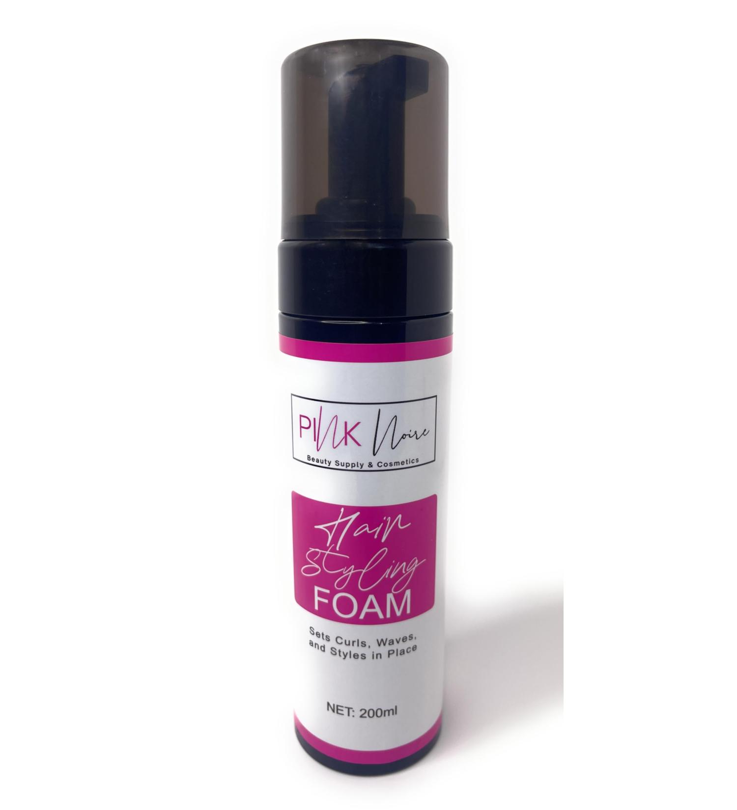 Pink Noire | Hair Styling Foam | 7 fl oz | Mousse for Curly Hair | Perfect for Defining Curly & Wavy Hair - Buy Online on GoSupps.com
