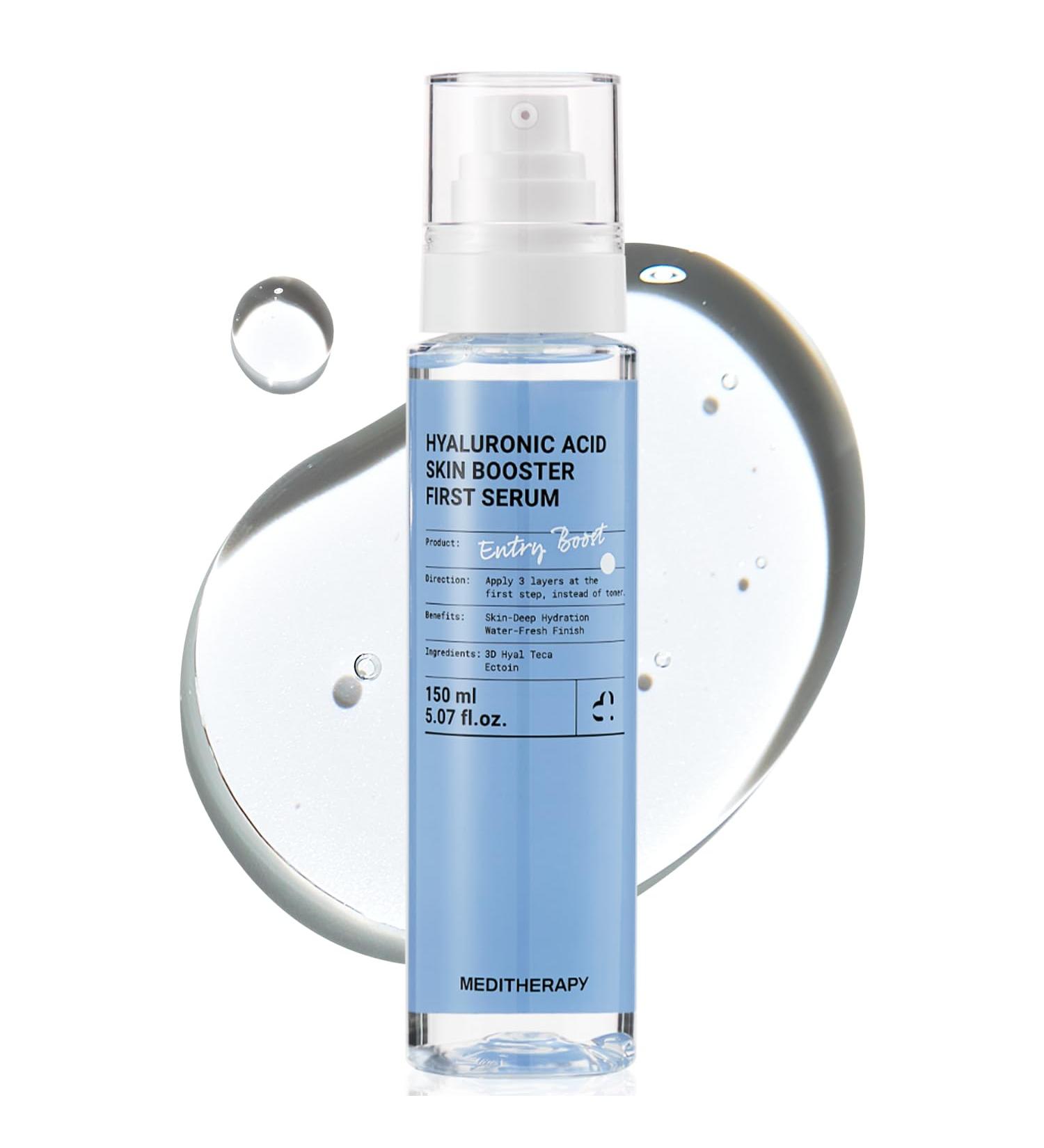 Meditherapy Hyaluronic Acid Serum XXL 150ml (5.07 fl.oz.) Ultra Hydrating 333Serum for Glowing Skin Face Moisturizer Non-Sticky Anti-Aging & Wrinkle Care Korean Skin Care 5.07 Fl Oz (Pack of 1) - Buy Online on GoSupps.com