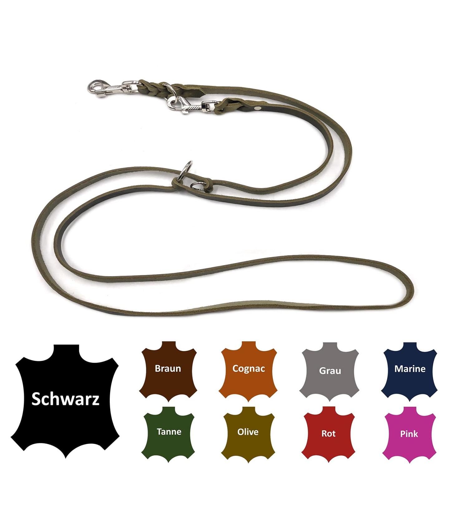 Double Linen Dog Liner for Small & Large Dogs - Adjustable 2m Olive Green | Durable & Stylish - Buy Online on GoSupps.com