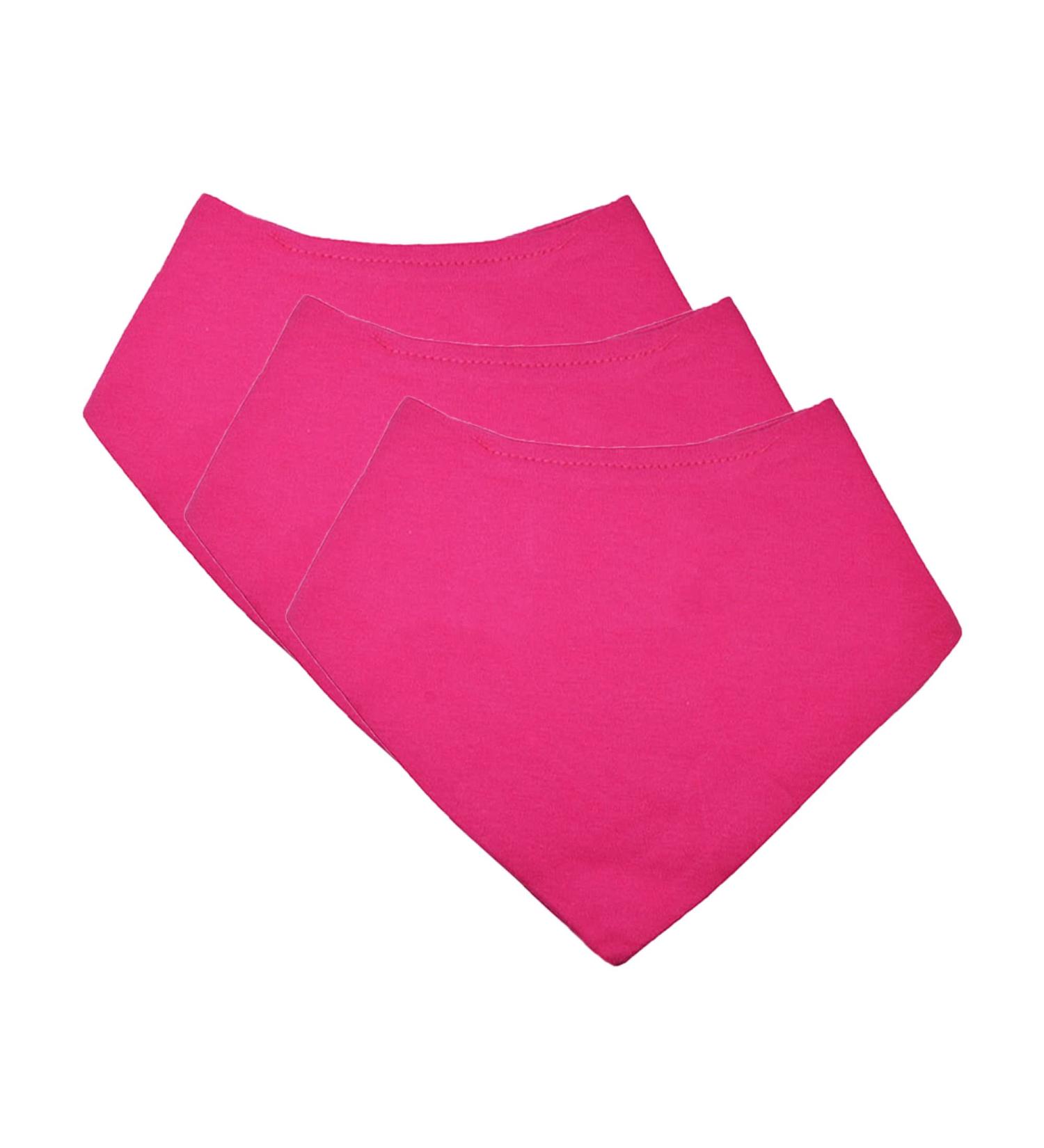 Royal Icon Baby Bandana Bibs - Stylish and Functional Baby Dribble Bibs 0-6 months - Soft and Absorbent Baby bibs 0-6 months - Perfect for Newborn Boys and Girls Bibs Set of 3/6 /12Pc 3 x Fuchsia