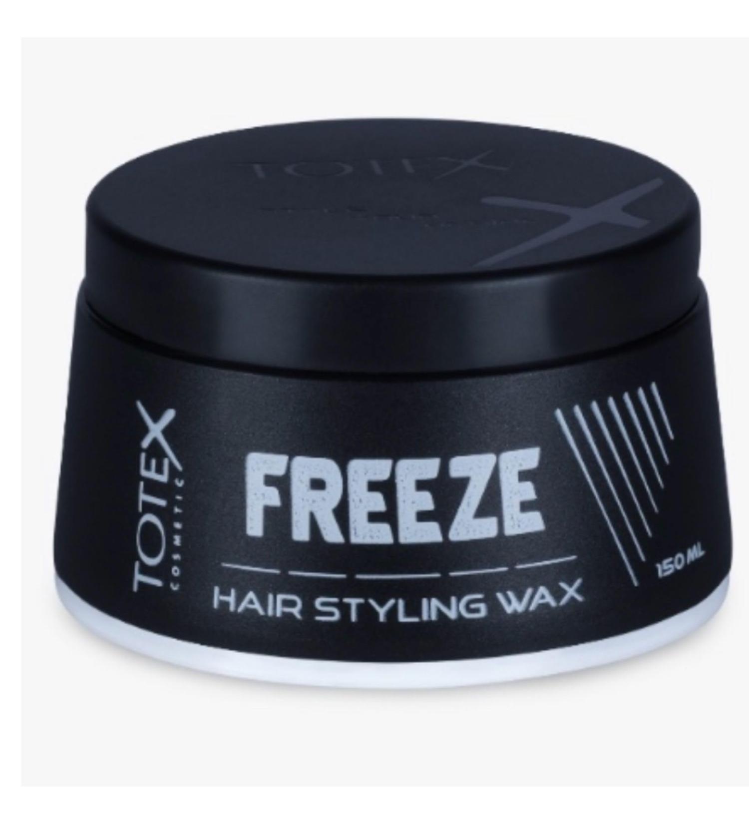 Totex Freeze Hair Styling Wax | Strong Hold Gel Wax for All Hair Types | 150 ml - International Shipping Available - Buy Online on GoSupps.com