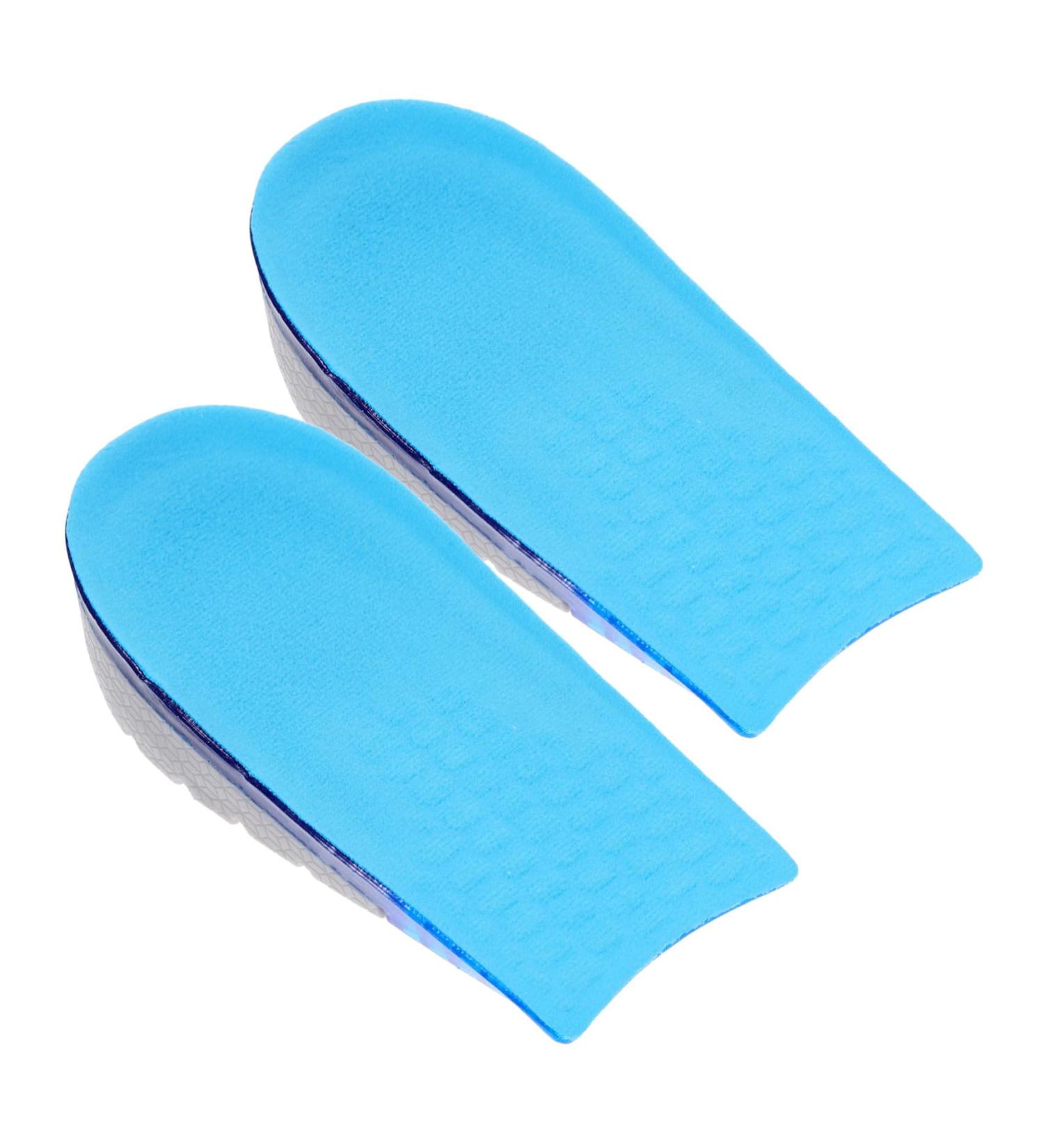 FRCOLOR Height Increasing Insoles for Men & Women - Damping Booster Pads Non-Slip Shoe Inserts for Comfortable Elevation - Elasticity Design Blue 12.7X6.3X3.5 - Buy Online on GoSupps.com