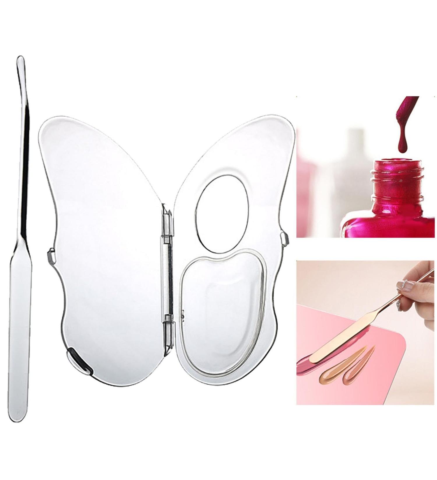 Makeup Artist Foundation Palette Cream Makeup Palette Clear Acrylic Foundation Palette - Foundation Blending Palette Makeup Accessories for Lipstick - Buy Online on GoSupps.com