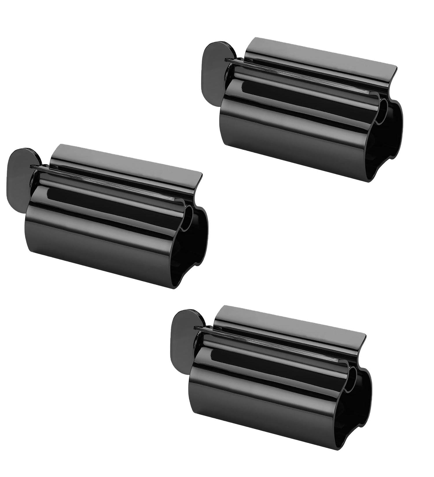 NUWIQ 3-Piece Stainless Steel Tube Squeezer Set | Perfect for Toothpaste Hand Cream & Mustard | Black | International Shipping Available - Buy Online on GoSupps.com
