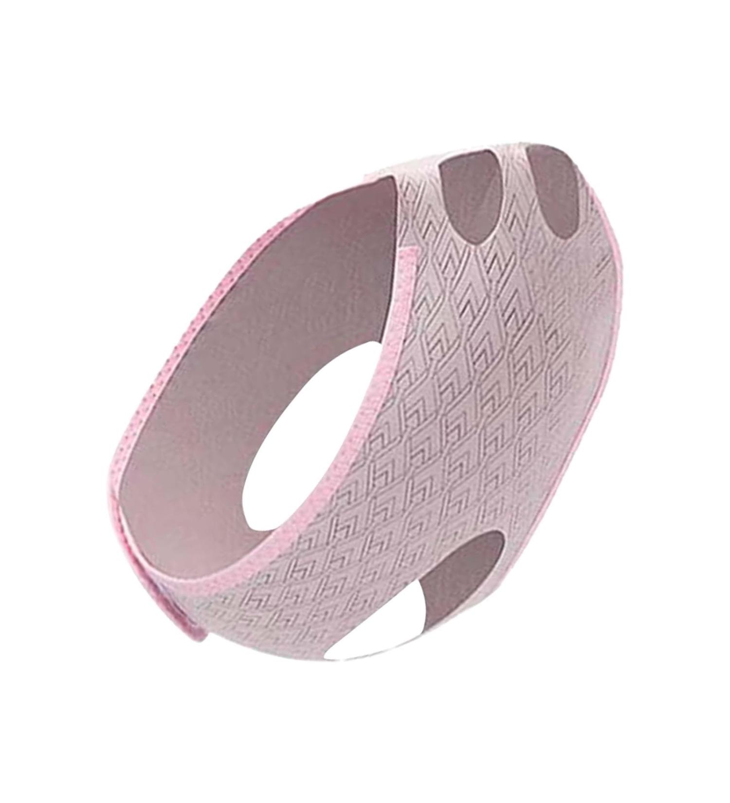 Janurium Double Chin Reducer Strap Face Shaper Slimming Lifting Strap - Lift Bandage Double Chin Eliminator Reusable Breathable Adjustable Design for Face Neck - Buy Online on GoSupps.com