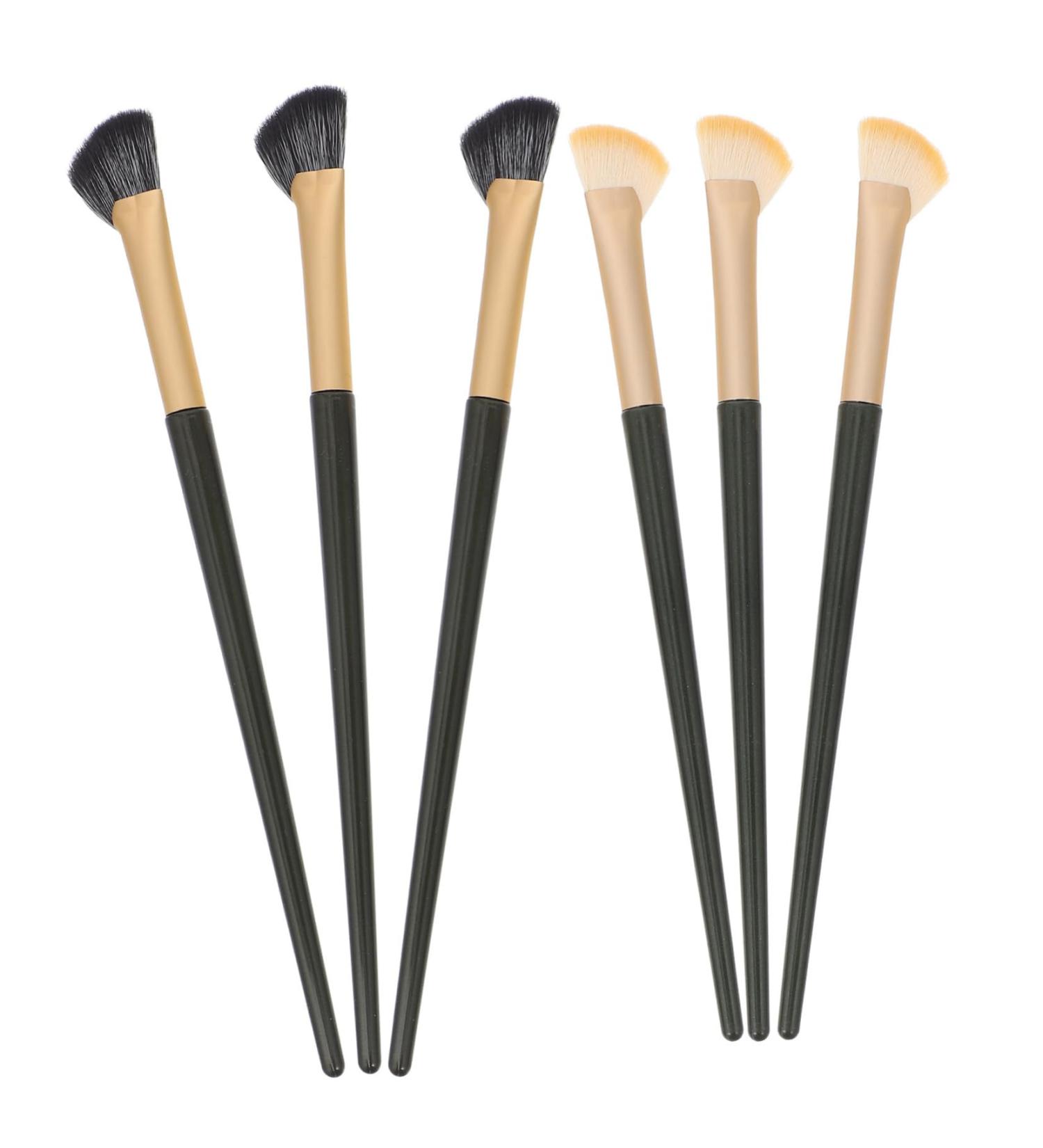 PAMINGONO 6 Pcs Under Eye Concealer Brush Angled Concealer Brush Concealer Brush under Eye Eyeliner Applicator Tool Eye Liner Brush Brow for Eyebrows Angled Eyeliner Brush Eyebrows Brush - Buy Online on GoSupps.com