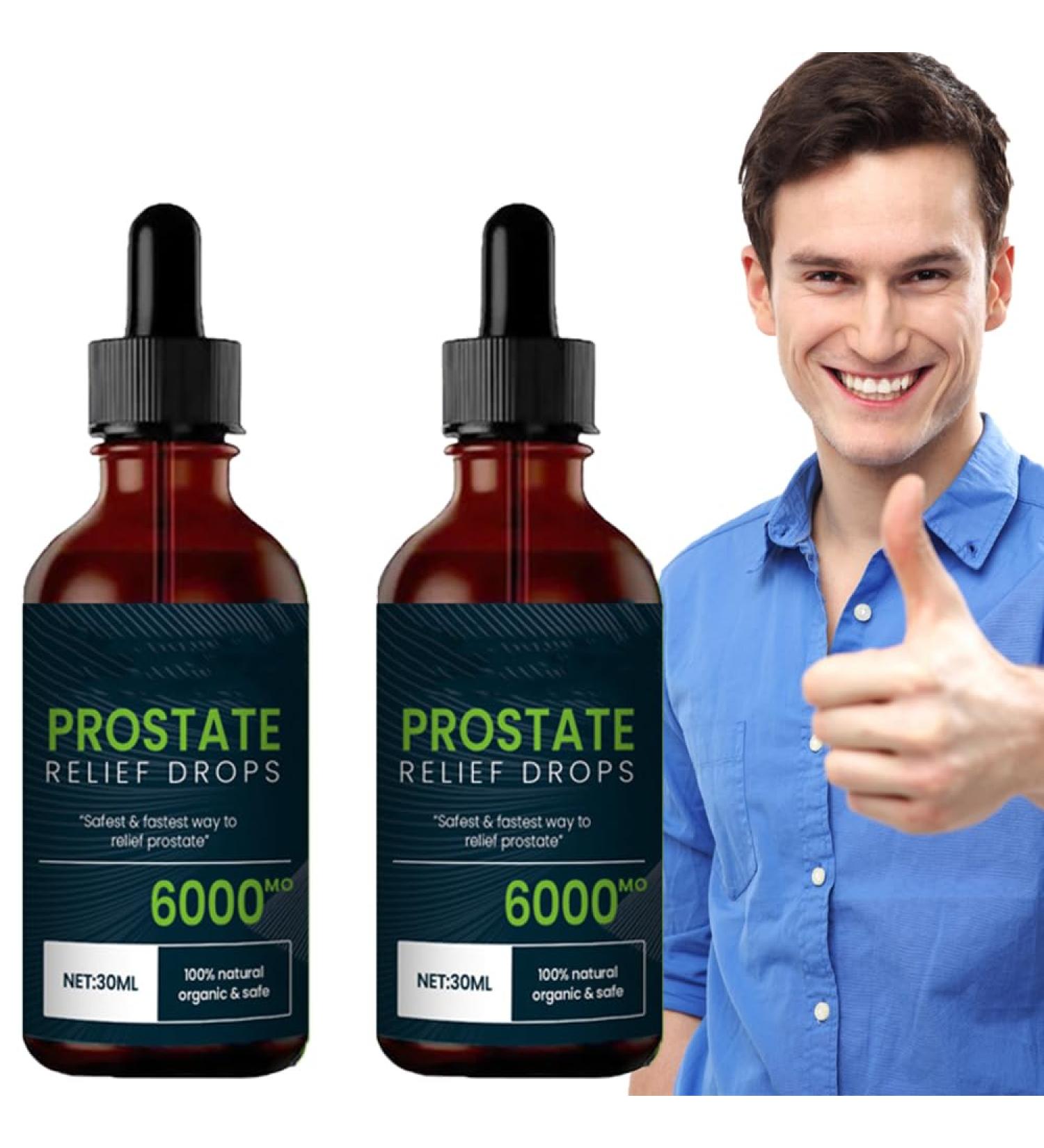 30ml Prostate Health Drops for Men | Supports Bladder Control & Urinary Health | Reduce Trips to the Bathroom | Natural Relief for Frequent Urination - Buy Online on GoSupps.com