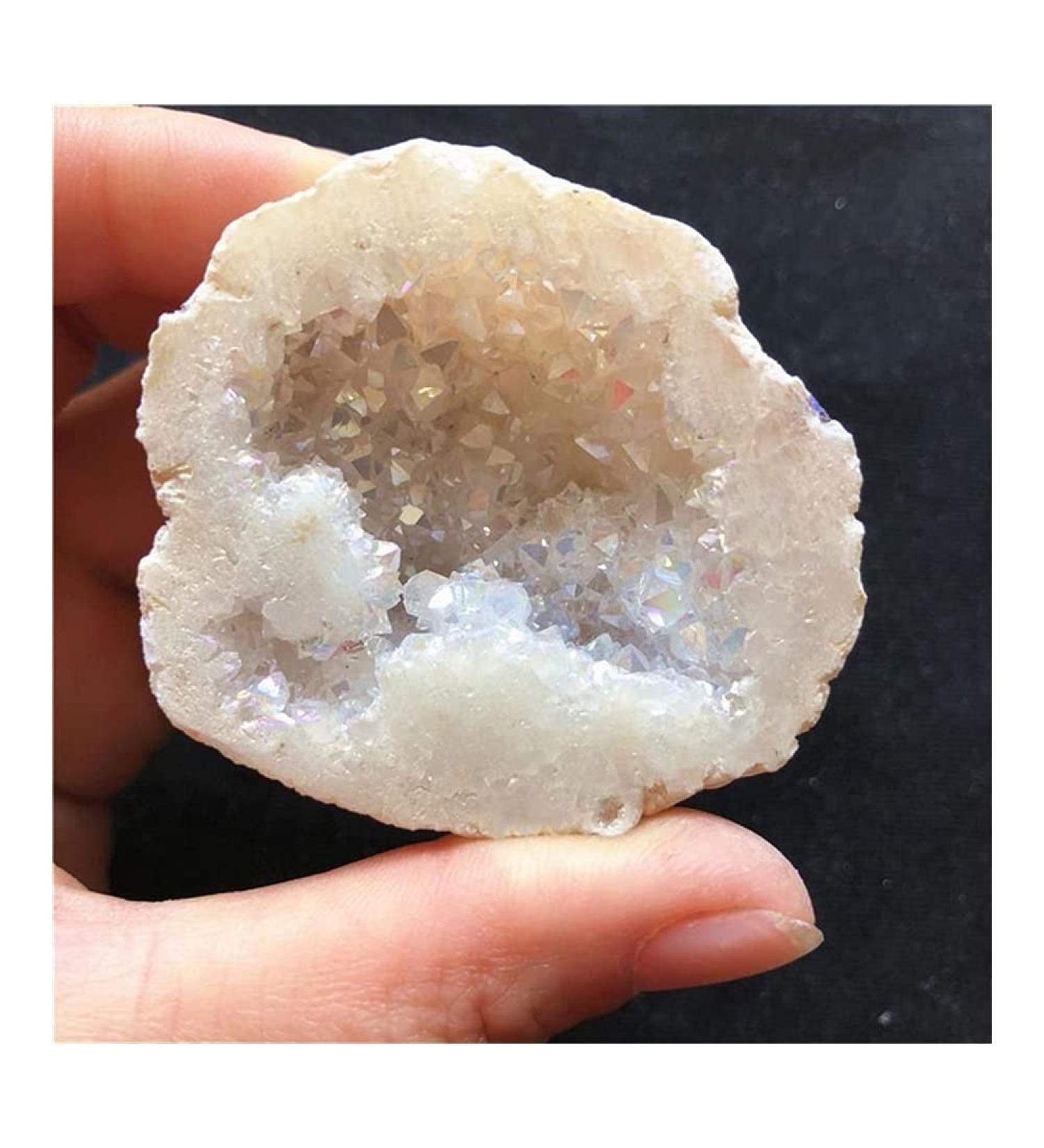 Gift 1Pc Natural Crystal Agate Geode Cutting Cluster Cornucopia Reiki Crystals Stone Specimen Fengshui Home Decor for Gemstones and Crystal ningxiao 3-5cm - Buy Online on GoSupps.com
