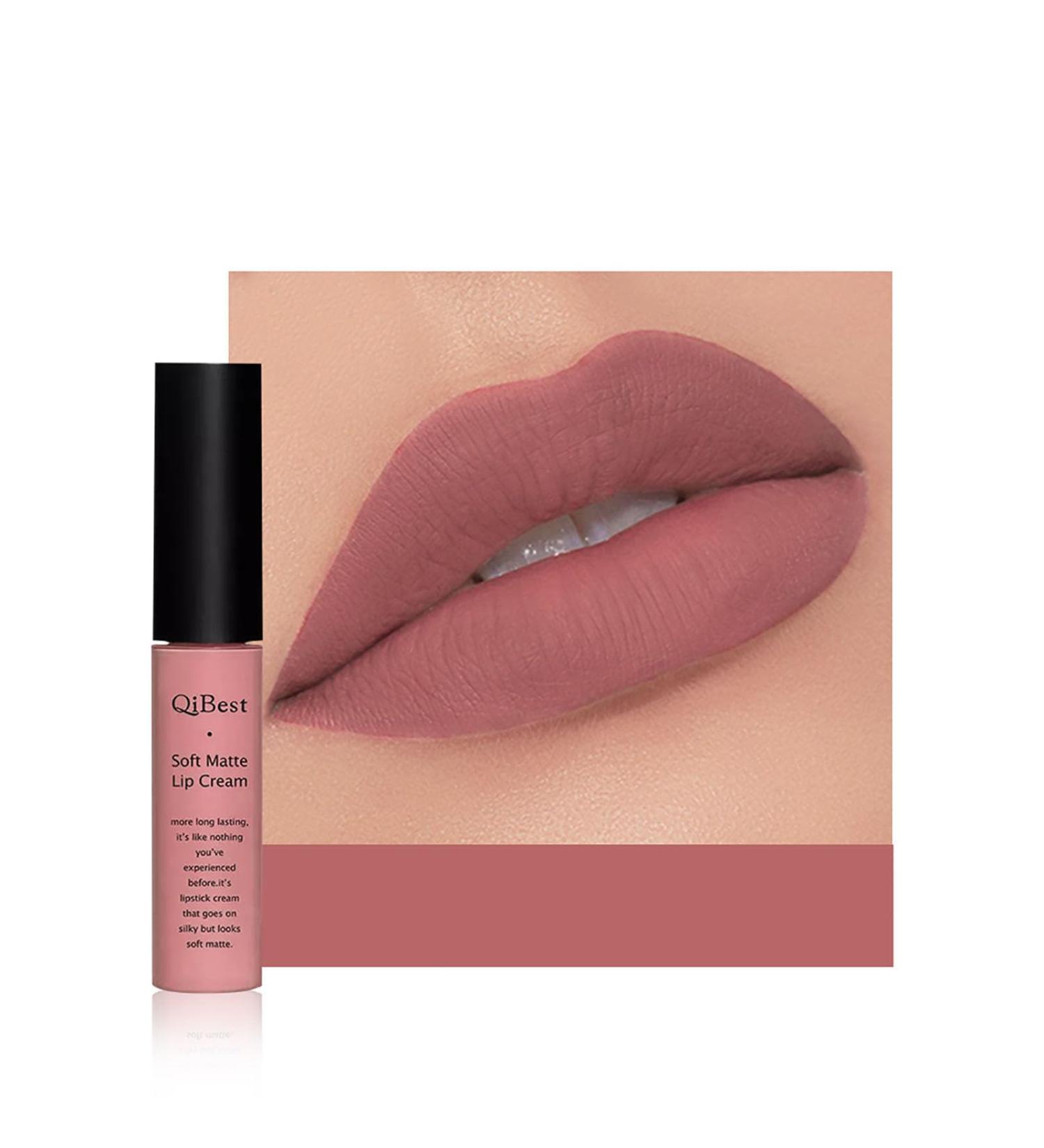 Velvet Matte Liquid Lipstick - Long-Lasting Waterproof Non-Stick Cup - Nude 609 | International Shipping Available - Buy Online on GoSupps.com