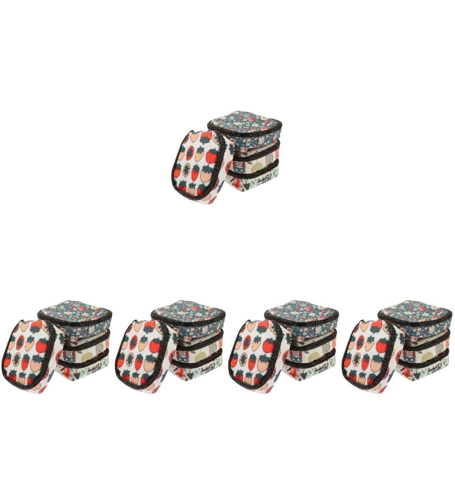 Gleavi 20 Pcs Storage Pocket Cosmetics Bags - Zipper Travel Wallets for On-the-Go Organization - Small Cosmetic Pouches in Pale Fresh Colors - Buy Online on GoSupps.com