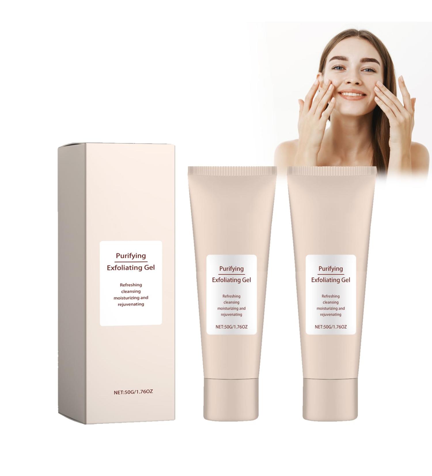 Purifying Exfoliating Gel Exfoliating Gel Face and Body Exfoliating Cleanser Deep Cleansing Exfoliating for Skin Care Gentle Exfoliation Soothing and Refreshing for All Skin Types - Buy Online on GoSupps.com