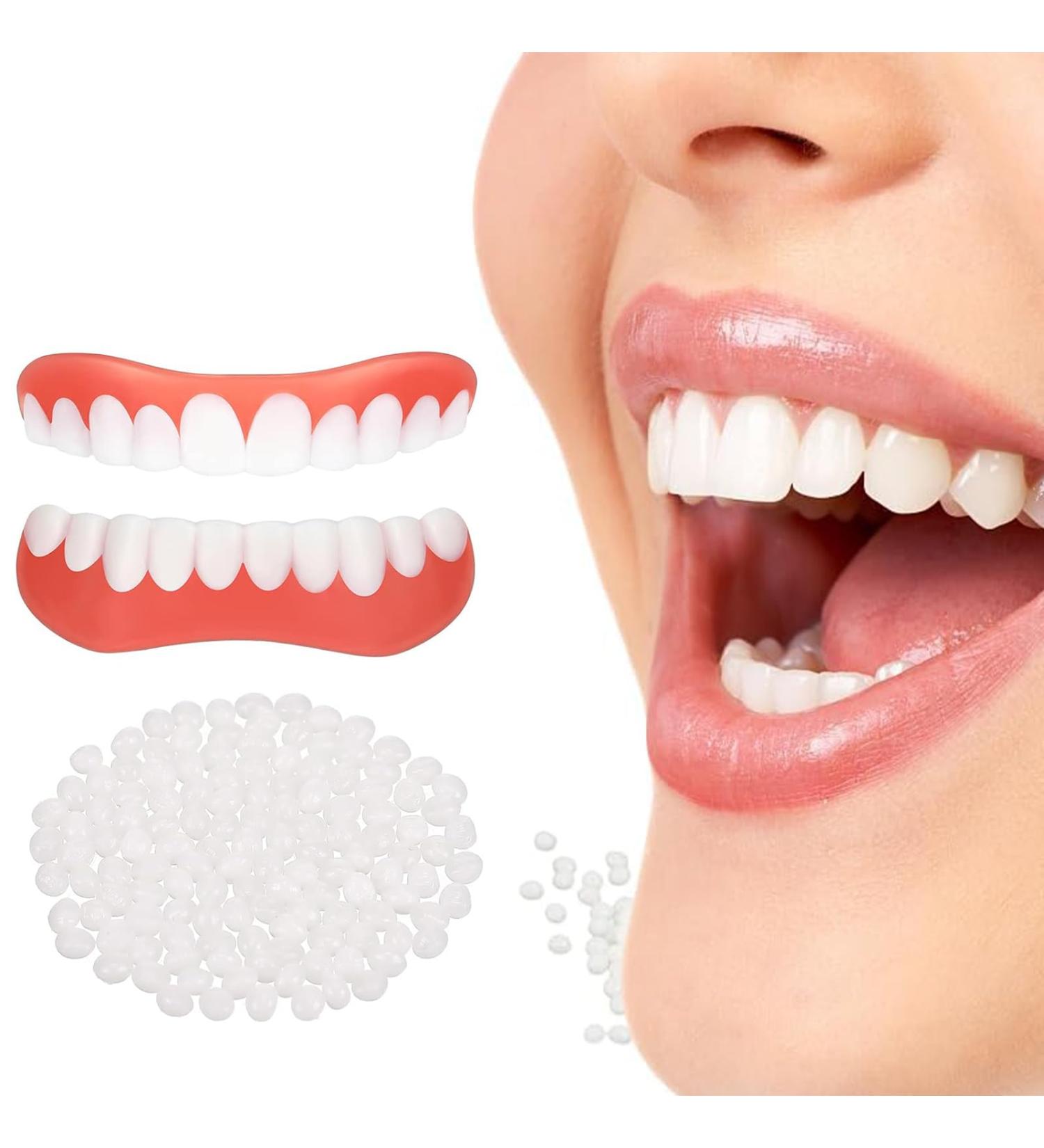 Buy False Teeth Veneers | Cosmetic Tooth Covers & Provisional Dentures - International Shipping - Buy Online on GoSupps.com