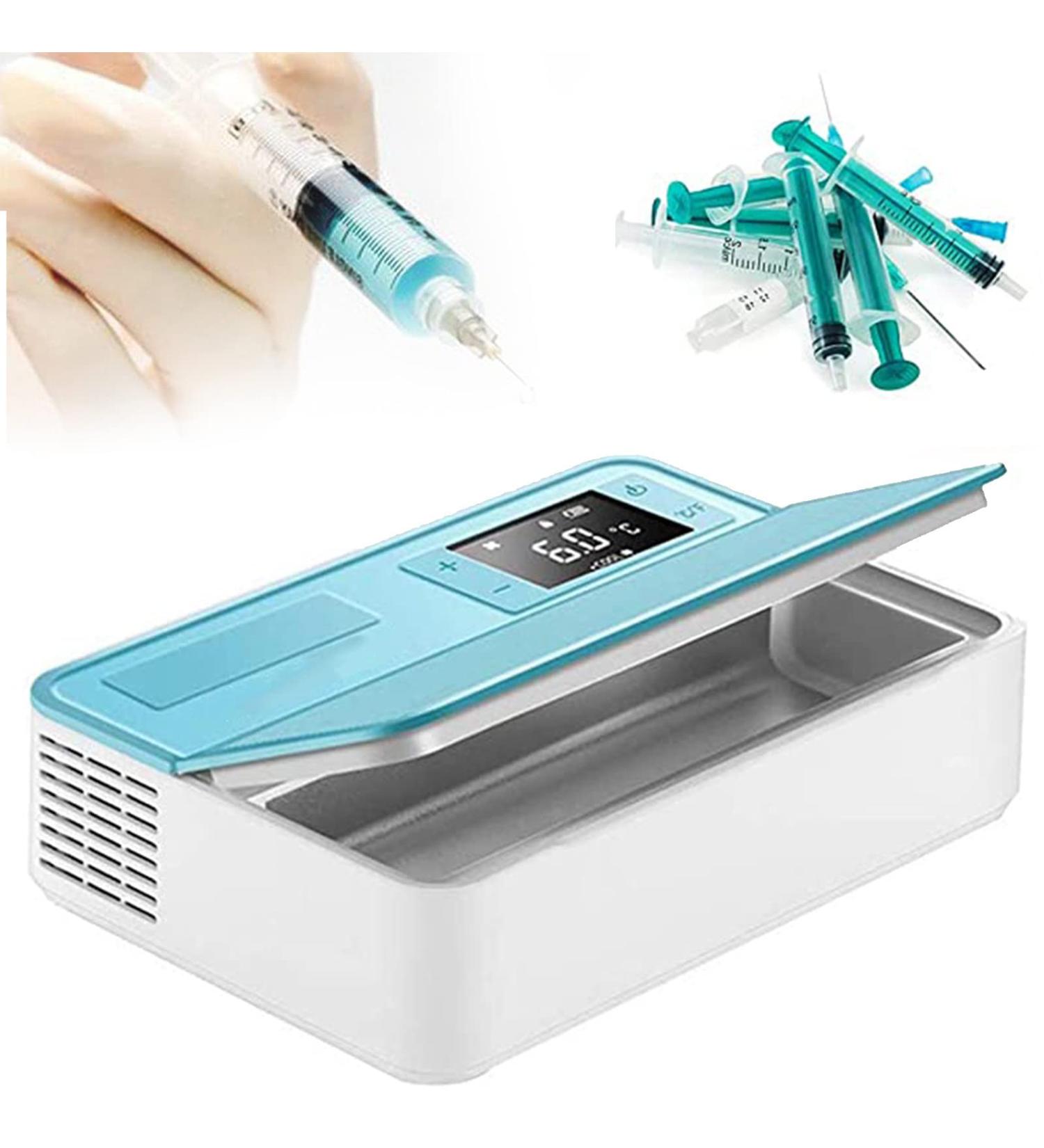 Insulin Cooler Portable Large Capacity Insulin Cooler Travel Case Medicine Cooler Refrigerator for Car Travel Home Can Hold 6-9 Injection Pens 220V - Buy Online on GoSupps.com