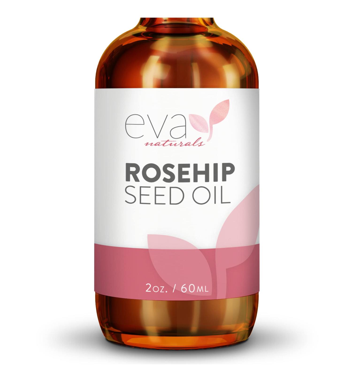 Organic Rosehip Seed Oil (2 Fl Oz) for Face - Stretch Mark & Scar Removal, Reduces Inflammation & Boosts Collagen Production - Radiant Skin & Facial Oil - Buy Online on GoSupps.com