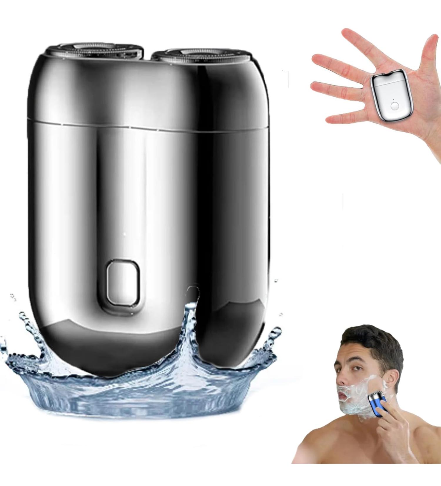 2024 New Upgrade Pocket Shaver USB Mini Shavers for Men 2024 New Upgrade Pocket Shaver Electric Mini Portable Razor Rechargeable Waterproof Compact Electric Shaver For Home Car Travel (Silver) - Buy Online on GoSupps.com