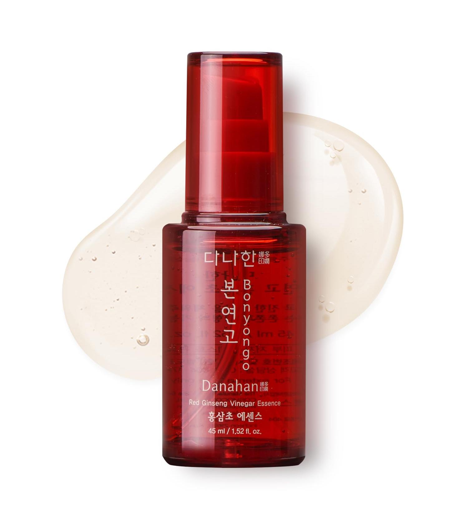 DANAHAN Bonyongo 6-Year Red Ginseng Vinegar Essence Bouncy Concentrated Serum Non-Sticky pH Balancing Hydration & Glow 8-Herb Complex Revitalizing & Intensive for All Skin Types 1.5 fl.oz - Buy Online on GoSupps.com