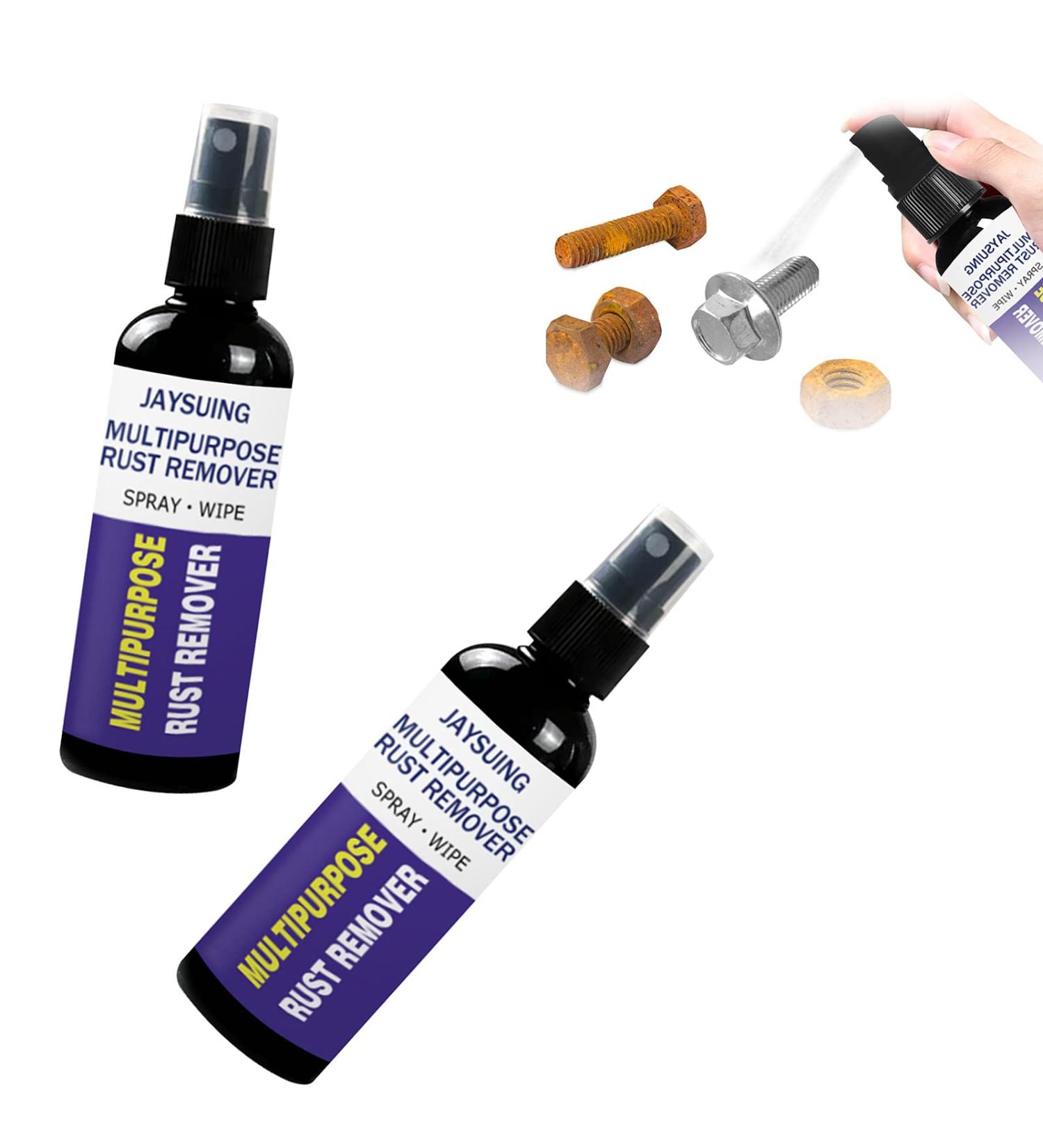 Rustout Instant Remover Spray 2Pcs 100ML Multi-Purpose Rust Remover Neutral Rust Removal Spray Rust Removal Agent for Bright Metal Strip - Buy Online on GoSupps.com