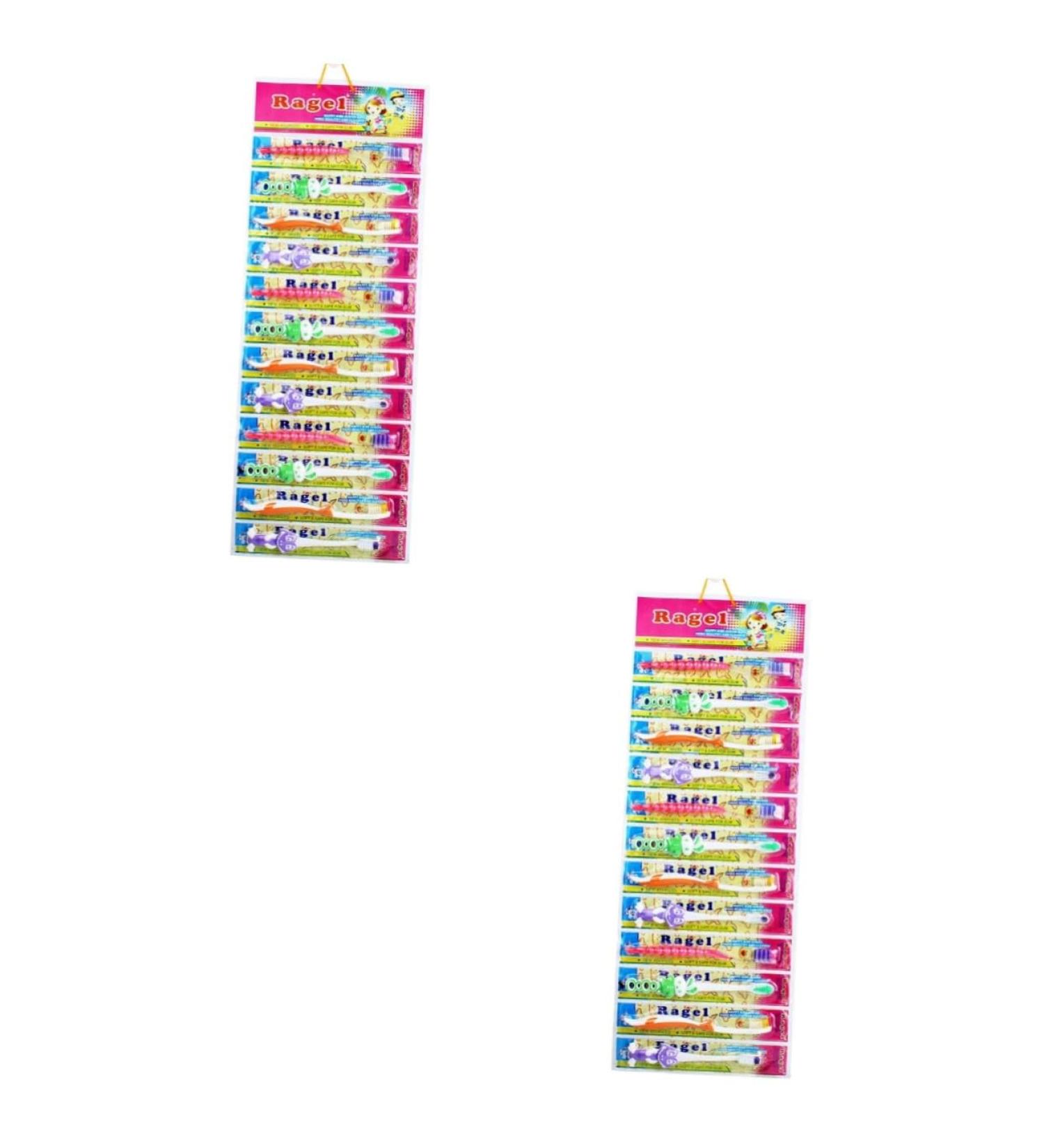 Mobestech Whitening Toothbrush - 24 Soft Fur Rabbit Baby Toothbrushes for Sensitive Teeth | International Shipping - Buy Online on GoSupps.com