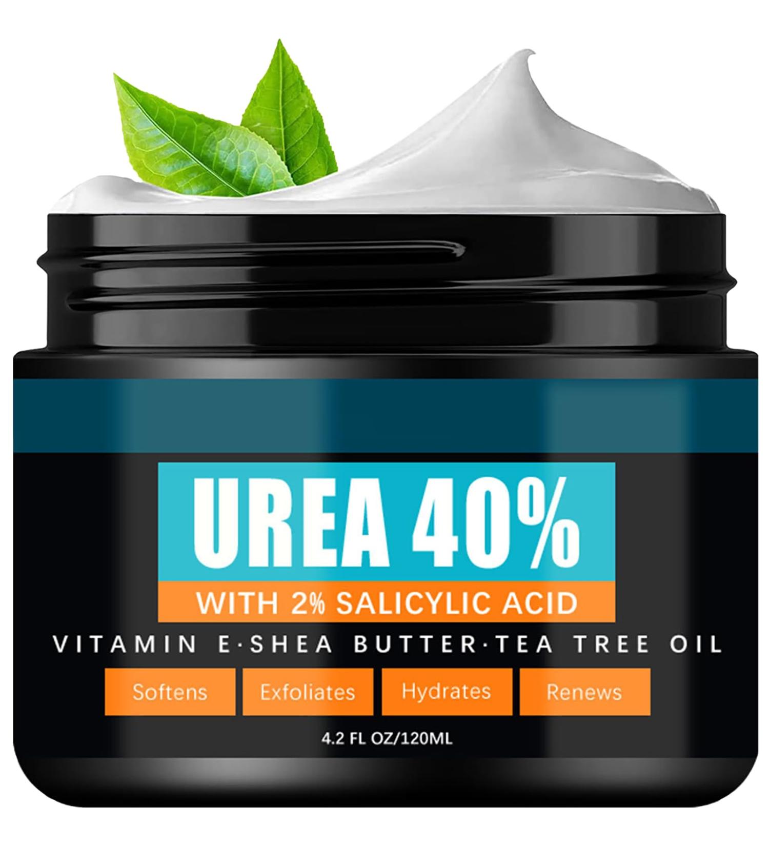 Urea Cream 40 Percent for Feet - Urea Foot Cream for Dry Cracked Feet Heels and Hands - Ultra Moisturizing Urea Cream - 40% Foot Cream - Skincare Cream for Callous Removal and Soften (120ml) - Buy Online on GoSupps.com