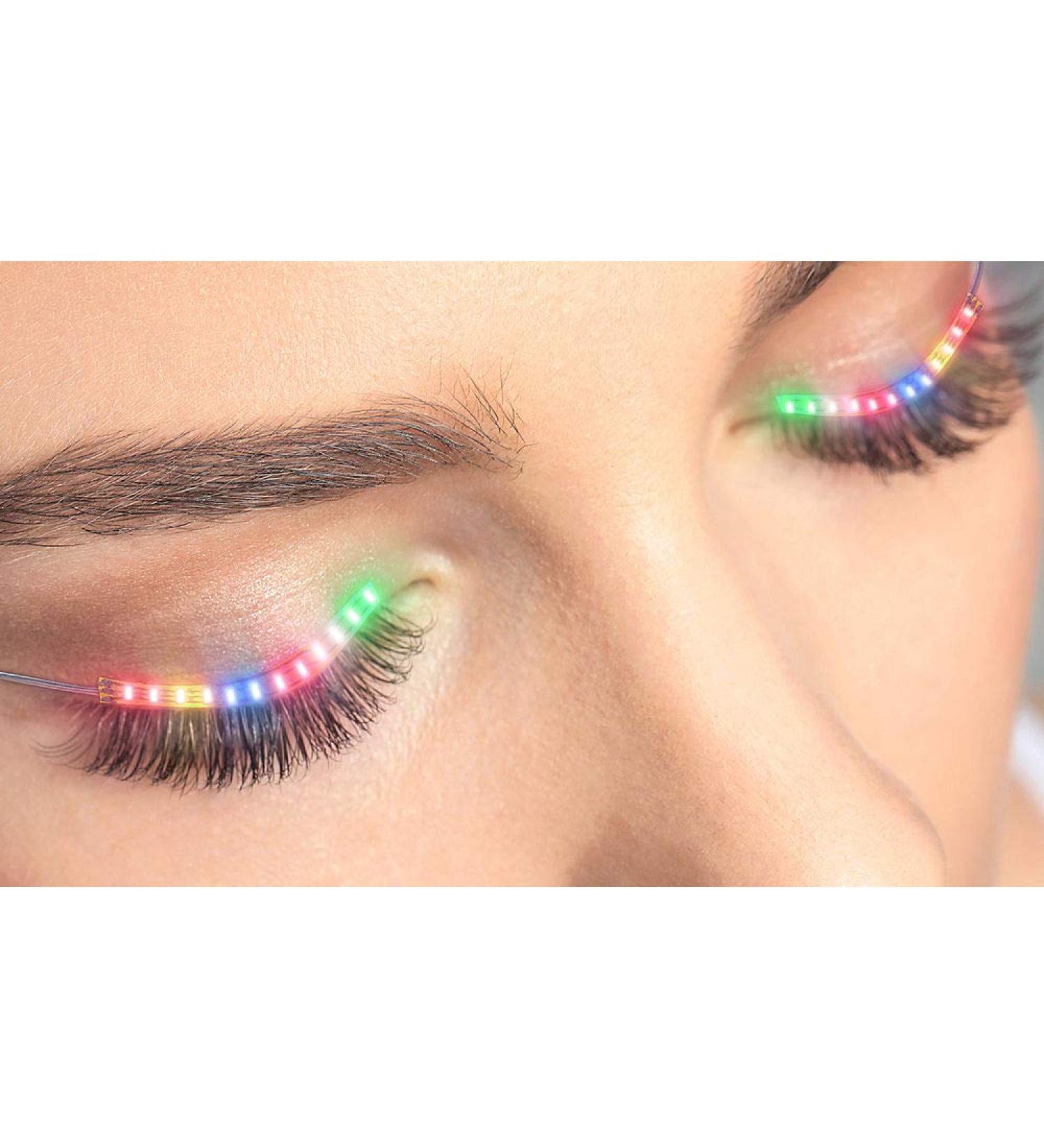 Light-Up Eyeliner & LED False Eyelashes - 2ct Halloween Costume Makeup Accessories - Buy Online on GoSupps.com