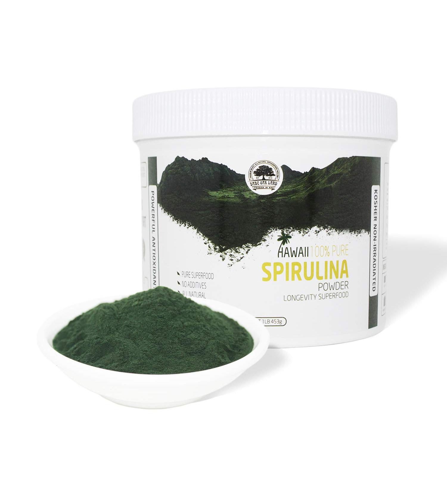 DOL-Spirulina Powder 16 Ounce Substitute protein powder Fitness food Spirulina on Earth - 100% Vegetarian 1LB 16 Ounce (Pack of 1) - Buy Online on GoSupps.com