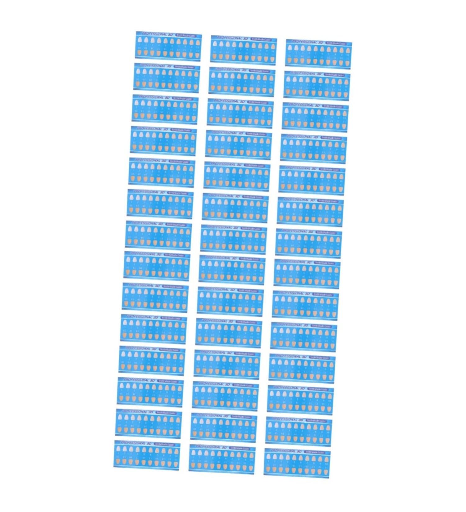 Shop TOVINANNA 60 STK Dental Color Card - Professional Tooth Whitening Guide & Oral Care Tool for International Delivery - Buy Online on GoSupps.com