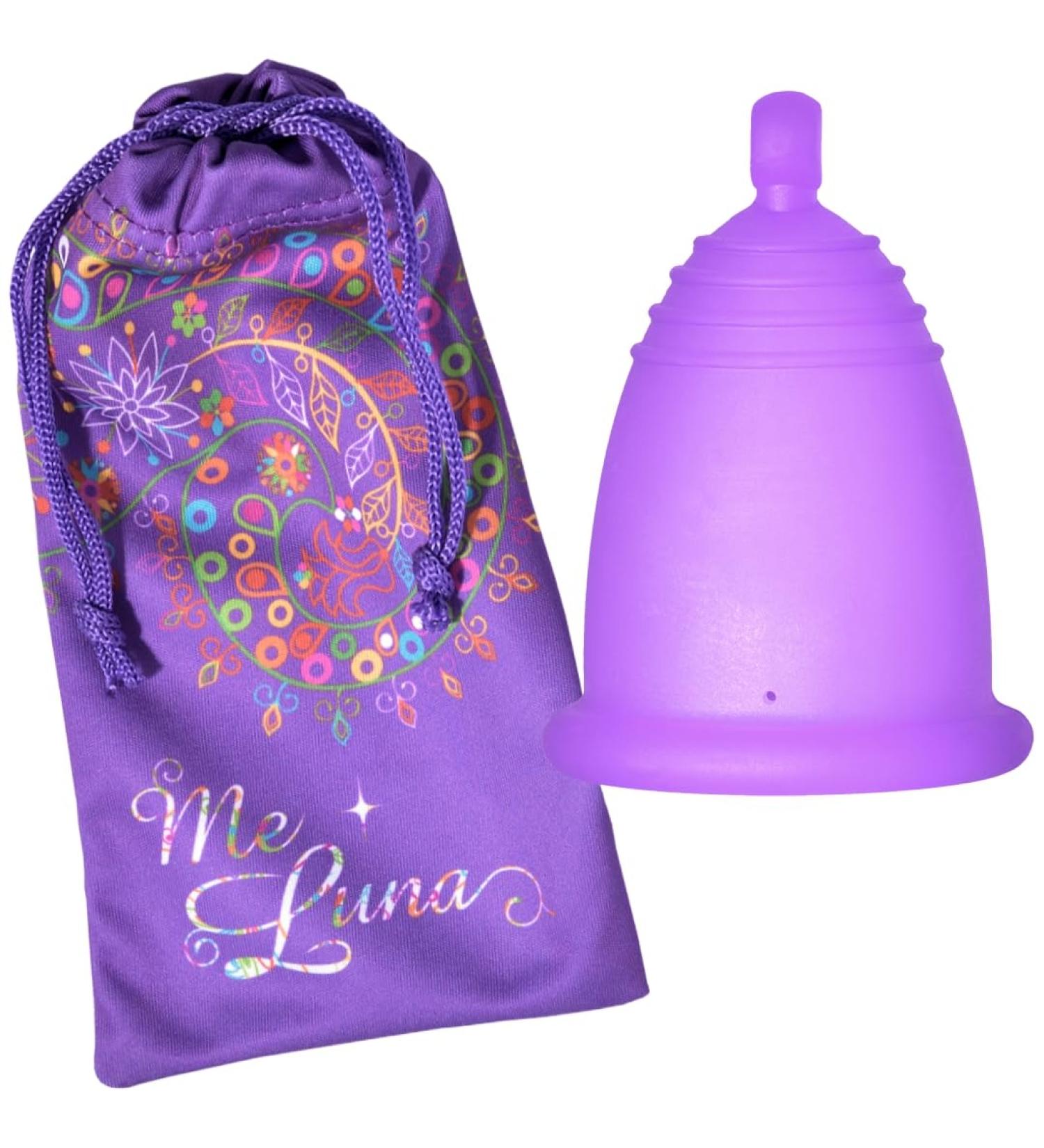 Me Luna Menstrual Cup Classic Ball Purple Size M