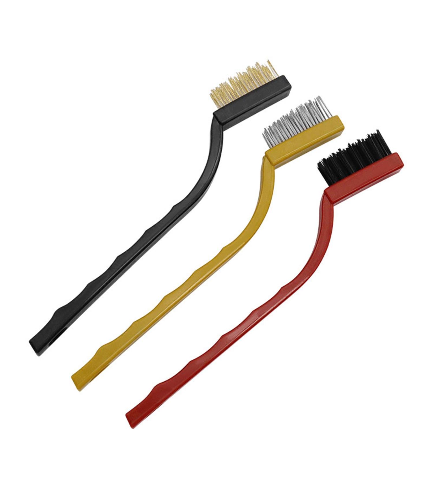 Stove Brush Metal Fiber Brush Strong Decontamination Small Gap Kitchen Tools - Buy Online on GoSupps.com