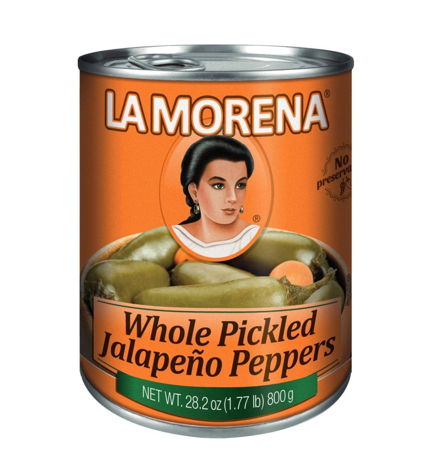 La Morena Whole Jalape o 28.2 oz - Authentic Mexican Flavor - Buy Online on GoSupps.com