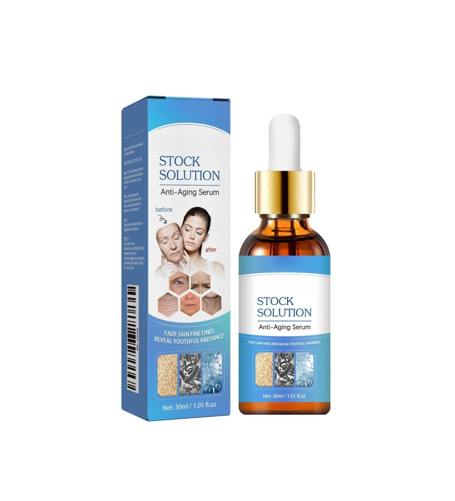 BAYUELSWU Hydrating Stock Solution Facial Serum Facial anti-aging Essence for Minimizes Fine Lines Moisturizing Face Serum Skin Care for Women Collagen Replenishment - Buy Online on GoSupps.com