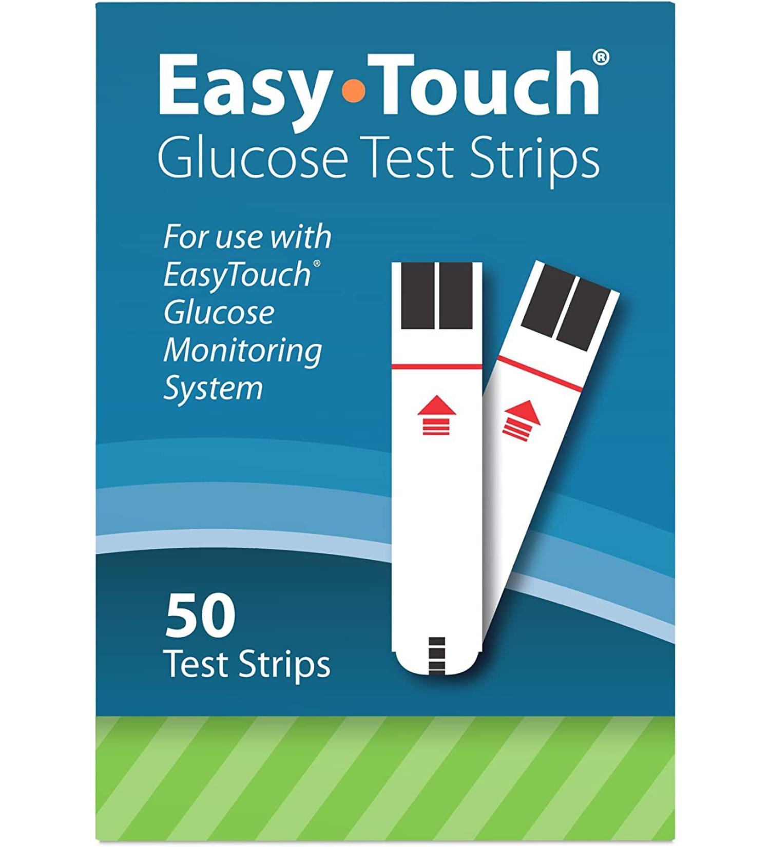 Easy Touch Blood Glucose Test Strips 150 Count - Accurate Diabetes Testing Strips - Buy Online on GoSupps.com