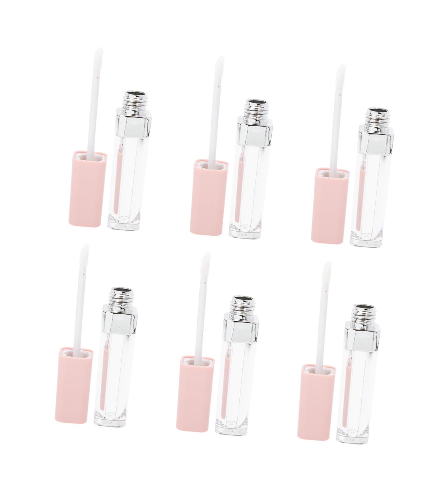 BELLIFFY 6pcs Lip Gloss Empty Tube Eyeline Empty Bottle Lip Tube Eyeliner Eyelash Mascara Tube Pink Abs 1 g (Pack of 1) Pink - Buy Online on GoSupps.com