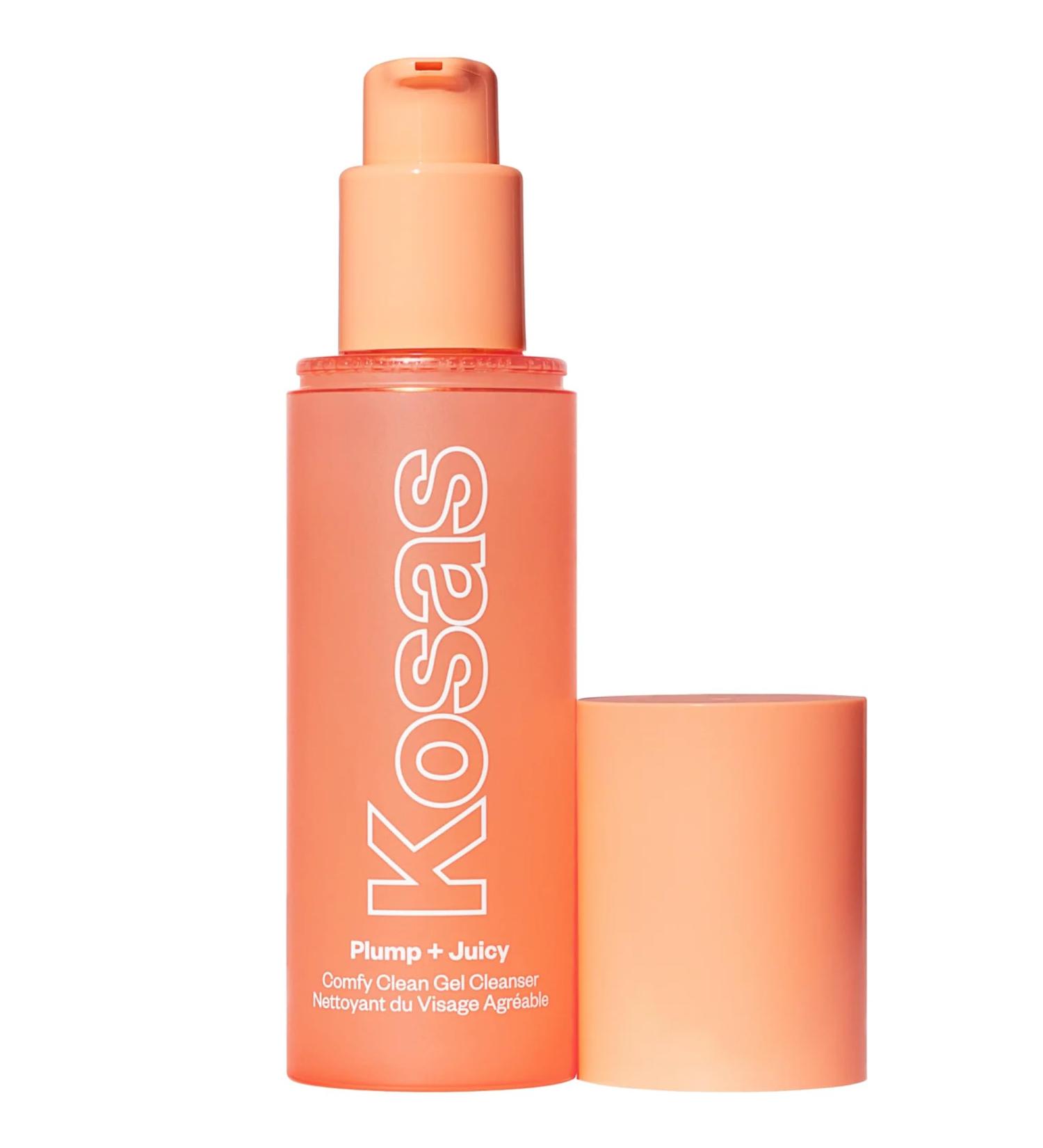 Kosas Plump + Juicy Comfy Clean Gel Cleanser Hydrating Face Wash for All Skin Types Deep Clean & Moisturize Soap & Sulfate Free with Hyaluronic Acid Panthenol & Beta Glucan  - Buy Online on GoSupps.com