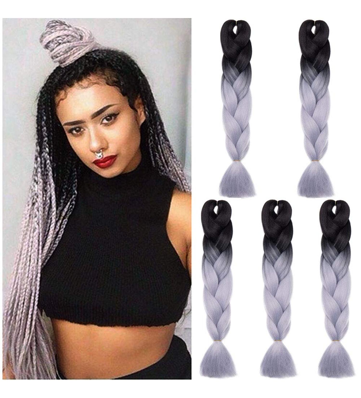 Buy Braids Extensions - Colorful Synthetic Kanekalon Hair | 5pcs 60cm | International Shipping - Buy Online on GoSupps.com