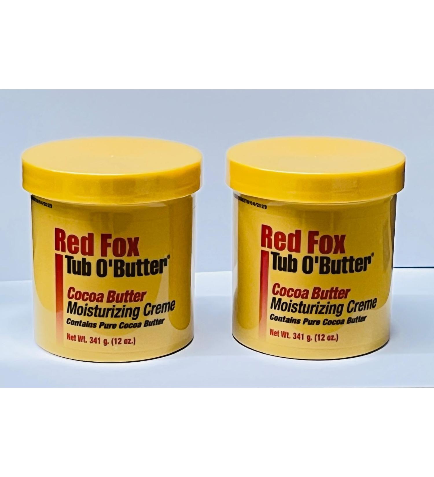 2 x RED FOX PURE COCOA BUTTER MOISTURISING CR ME 10.5 Oz