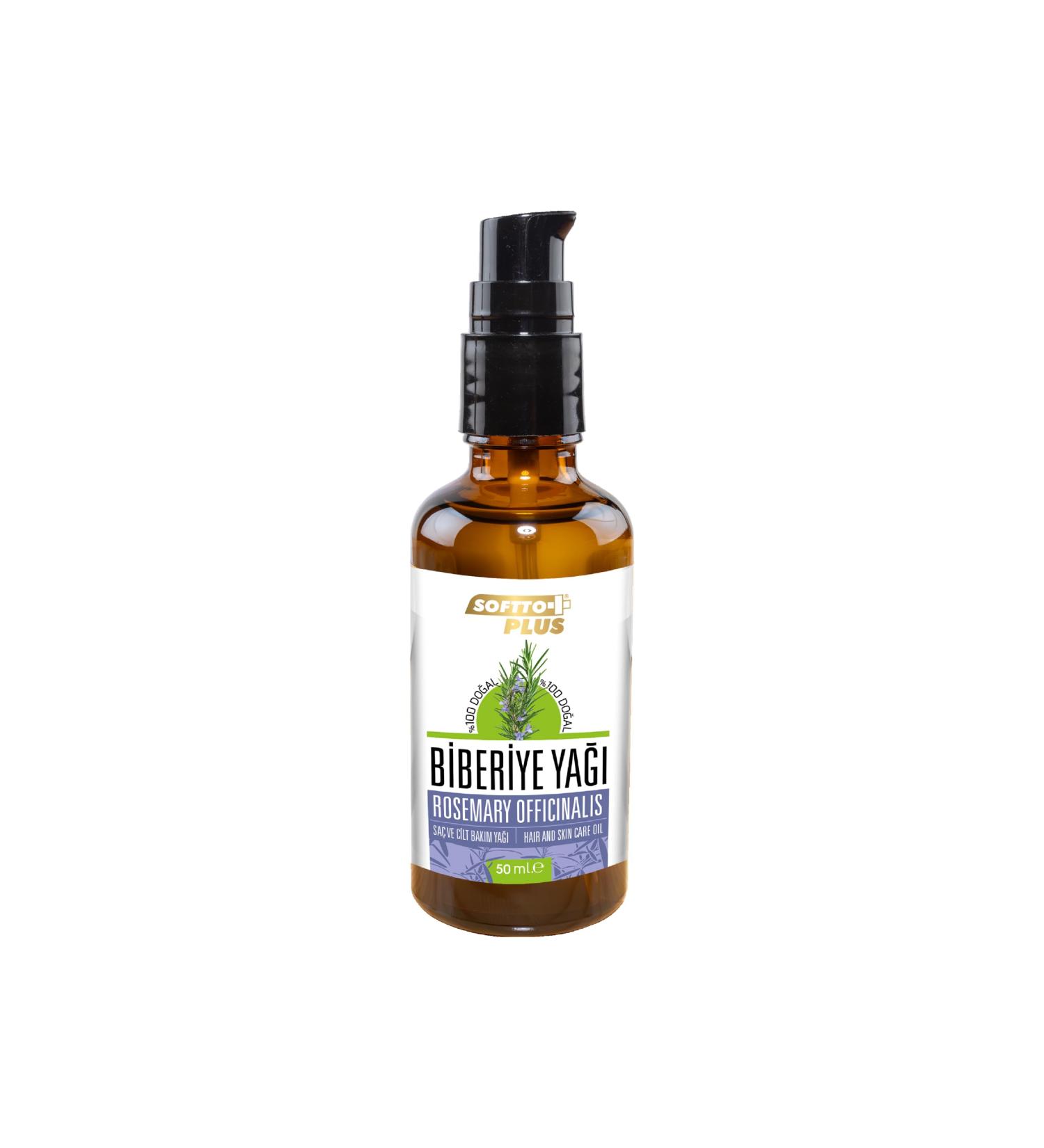 Softto+Plus Huile de romarin Rosemary Oil - Croissance des cheveux plus rapide et soins sains - Buy Online on GoSupps.com
