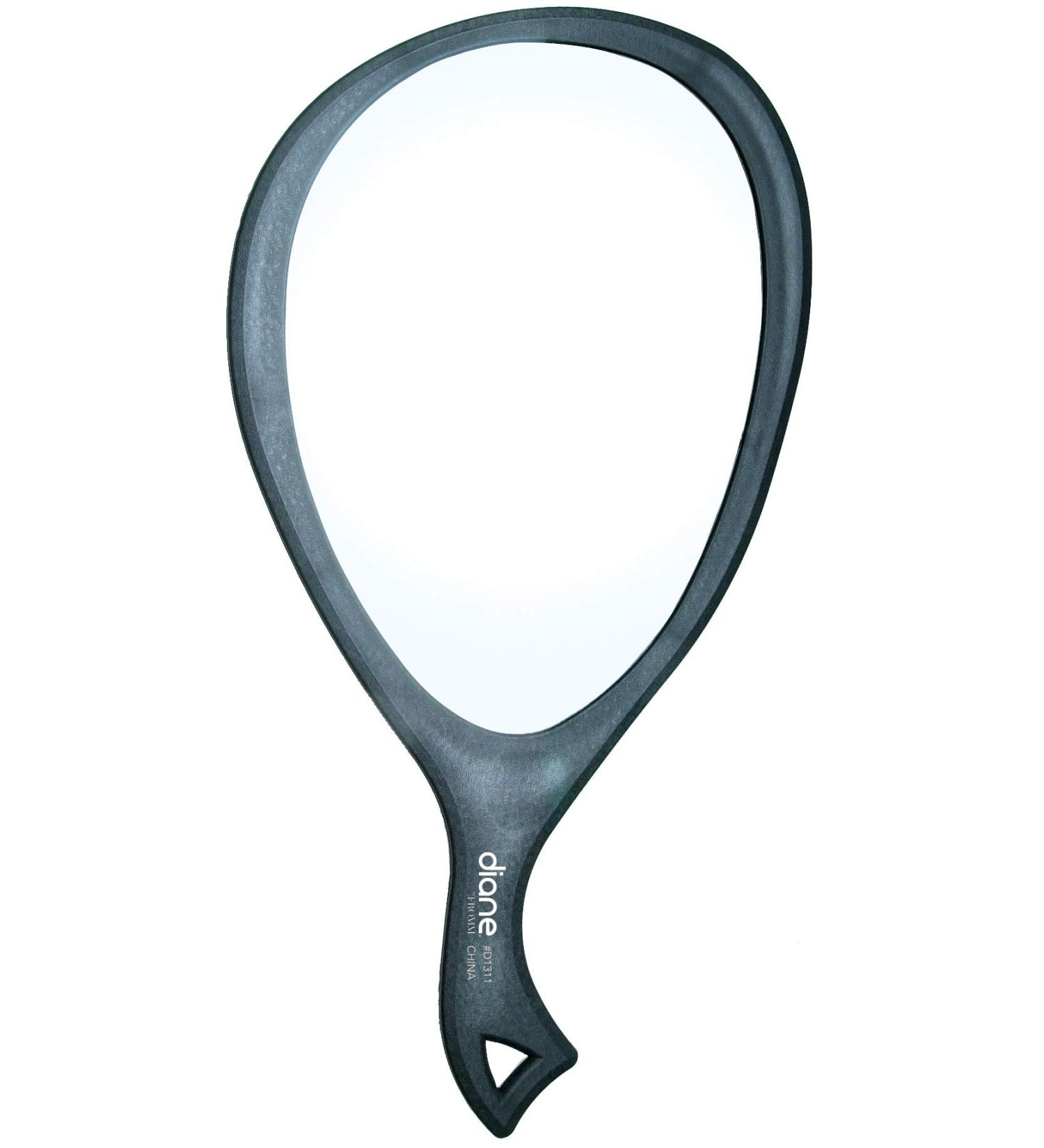 Diane Teardrop Mirror  Black  10 Ounce